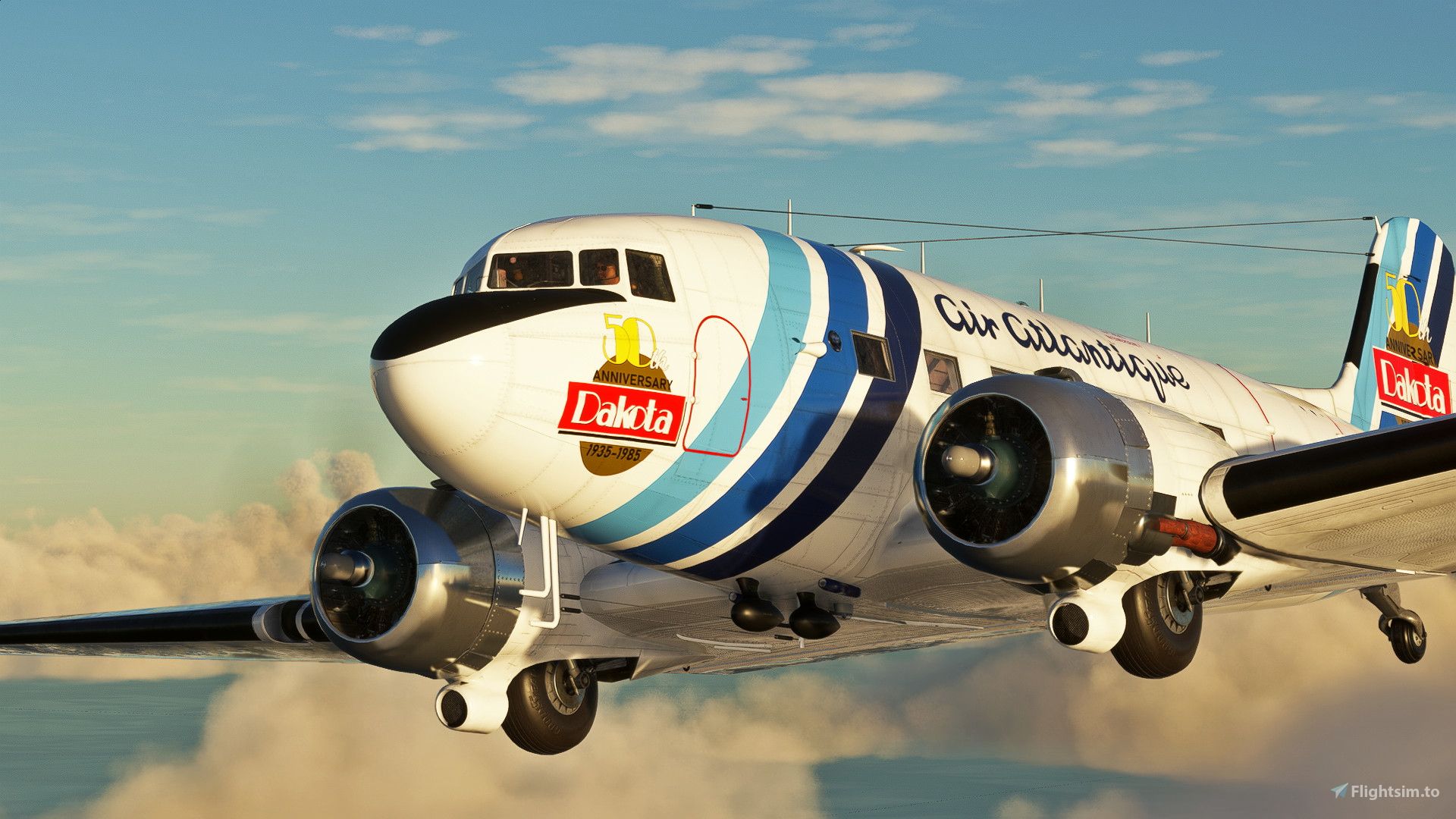 1920x1080 Douglas DC 3 Atlantique Liveries For MSFS