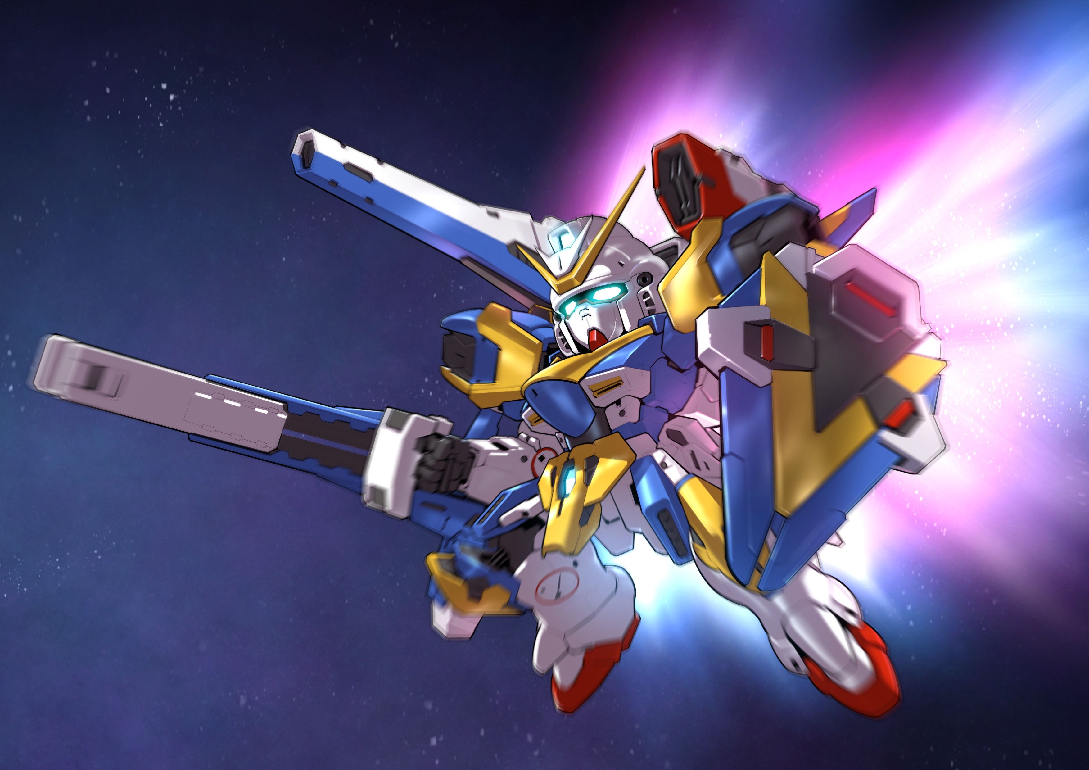 3508x2480 LM314V23 24 Victory 2 Assault Buster Gundam Senshi Victory Gundam Wallpaper By Sunrise (Studio) Anime Image Board