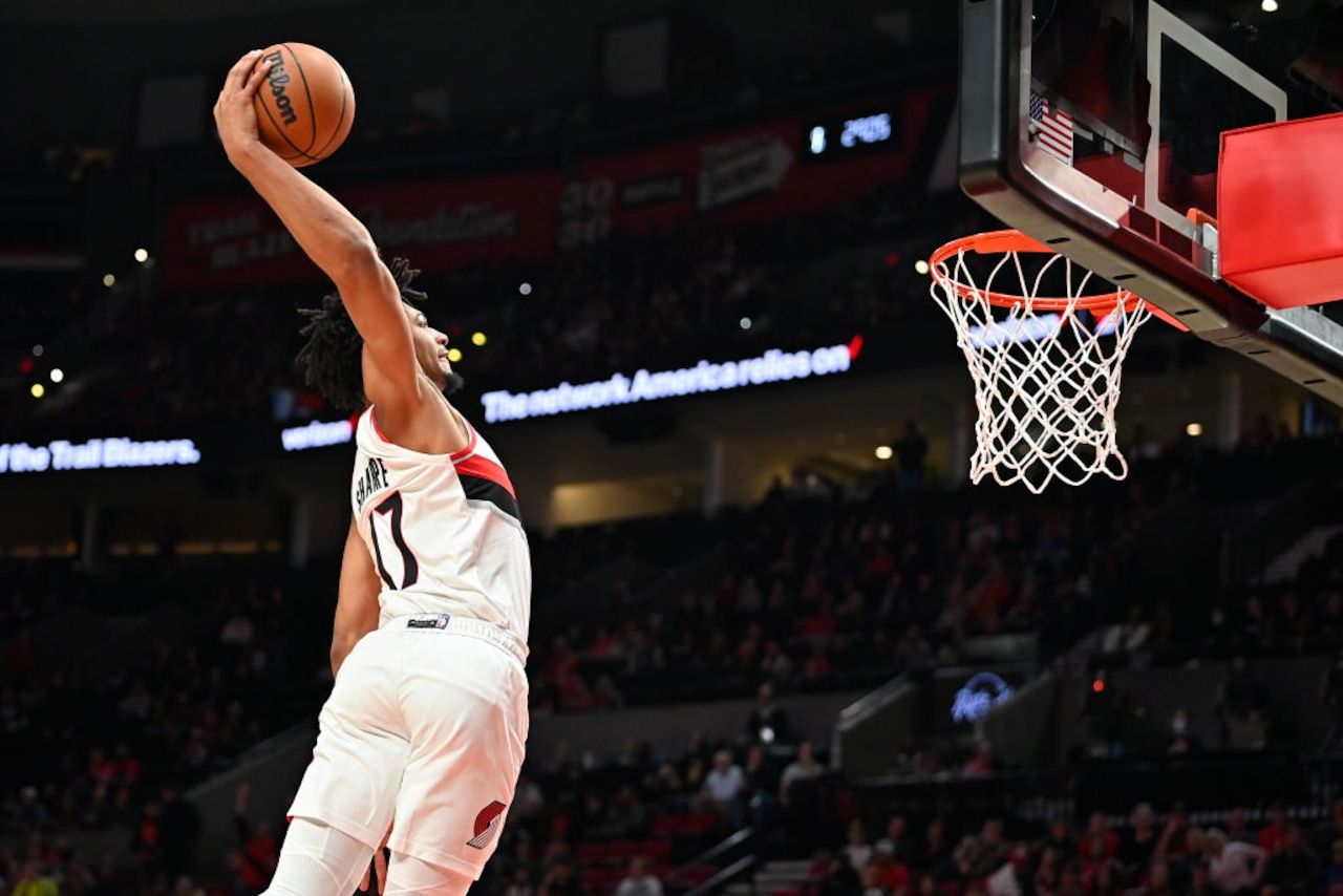1280x854 Trail Blazers Rookie Shaedon Sharpe Dazzles In 1st NBA Start: 'He's Just Must See TV'