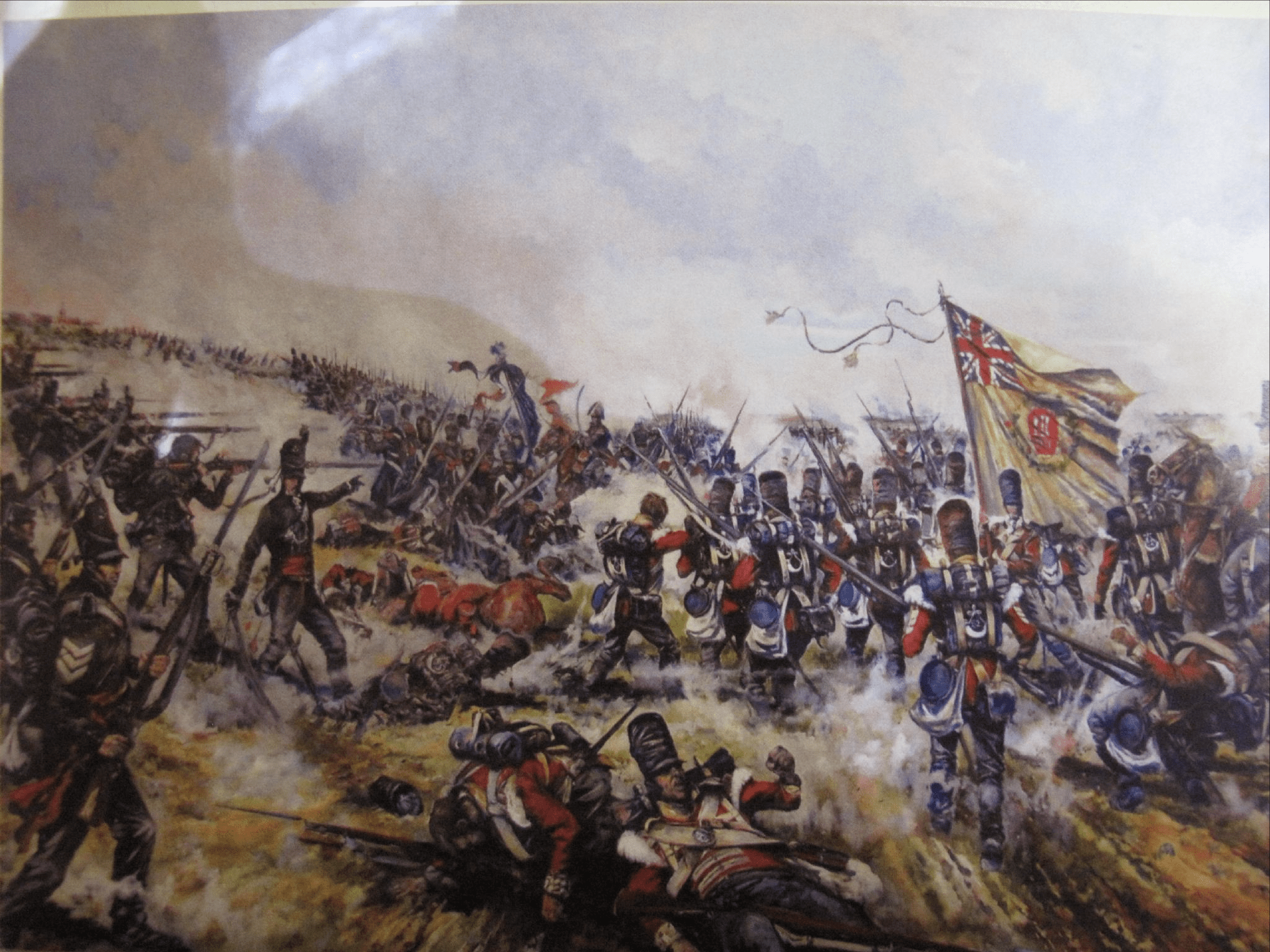 2048x1536 The Rout Of The French Imperial Guard Waterloo 18 June 1815 Postcard
