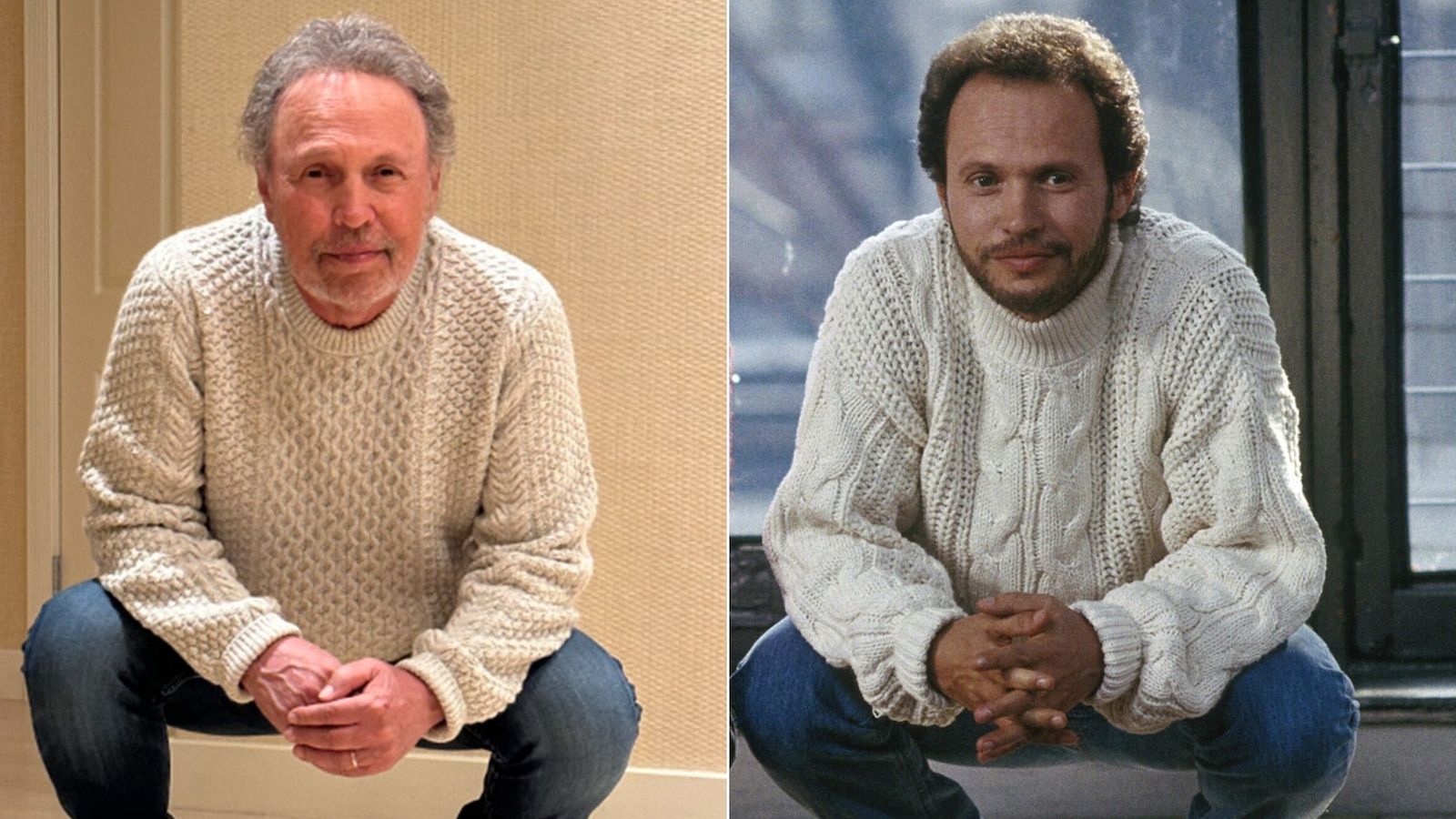 1600x900 Billy Crystal poses as his iconic 'When Harry Met Sally' character for his birthday