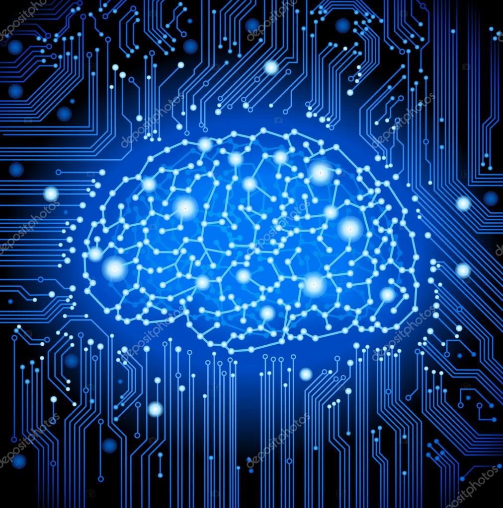 1012x1024 Circuit board brain background Stock Vector by ©VLADGRIN 30213323