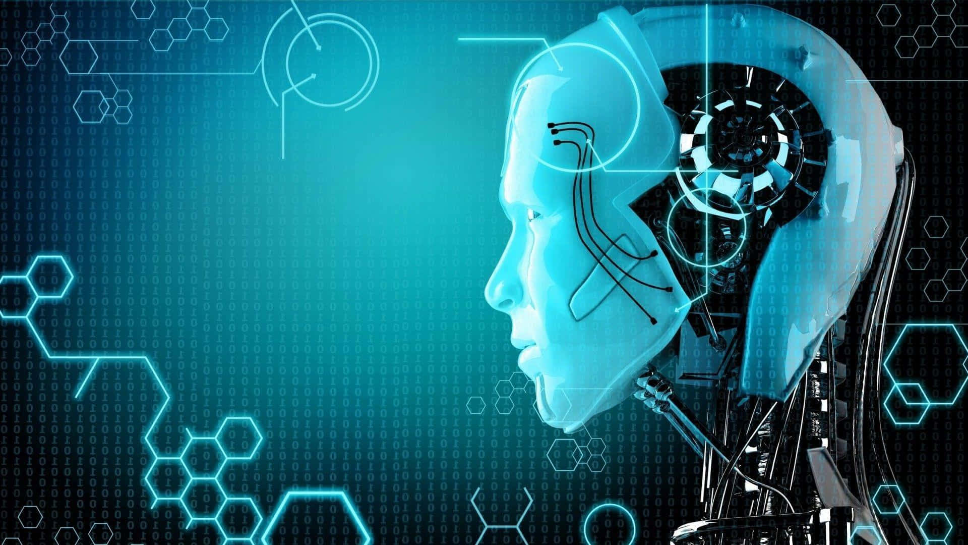 1920x1080 Download AI Brain Circuit Wallpaper In Blue Tones Wallpaper
