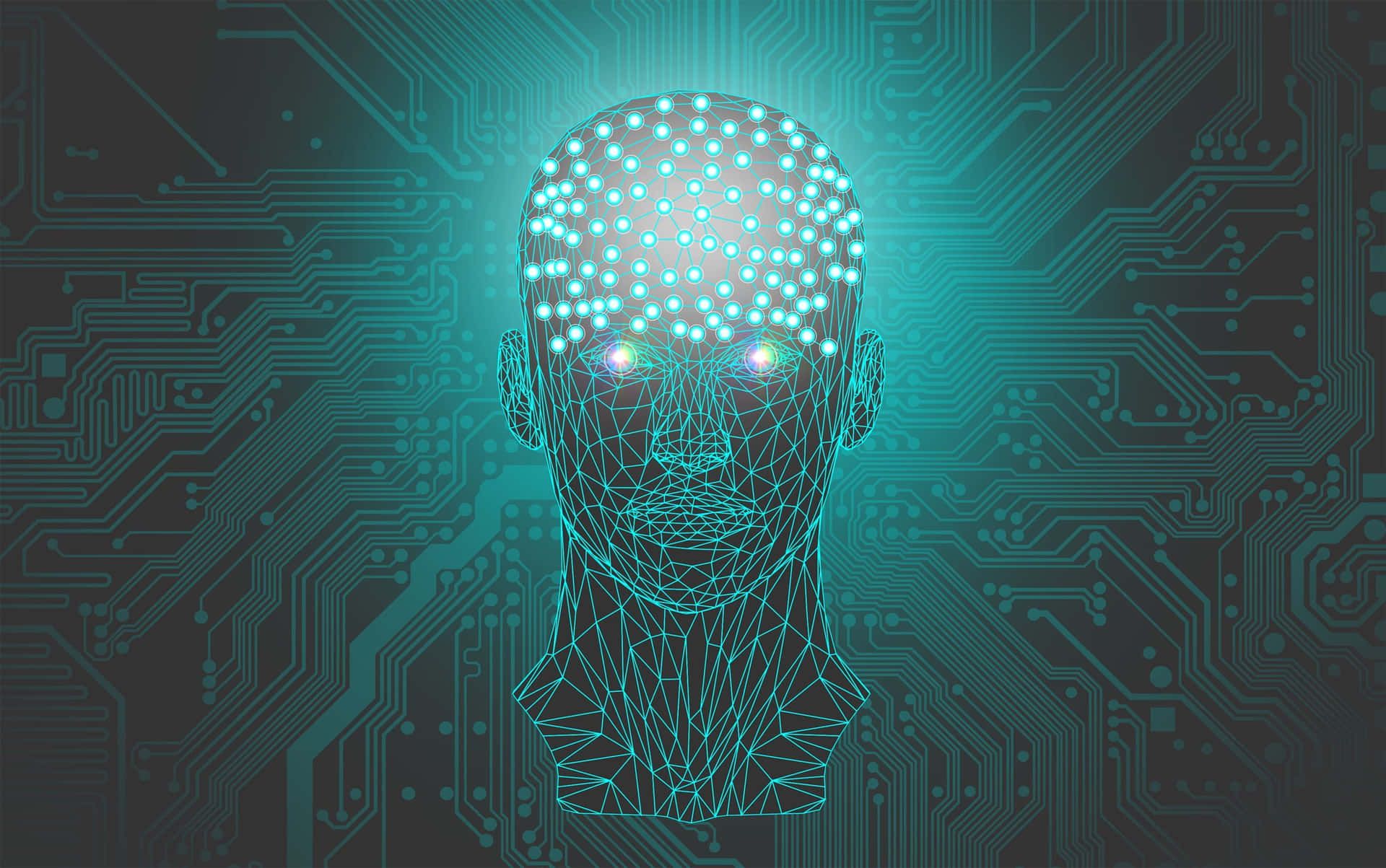1920x1203 Download AI Brain on Circuit Board Wallpaper