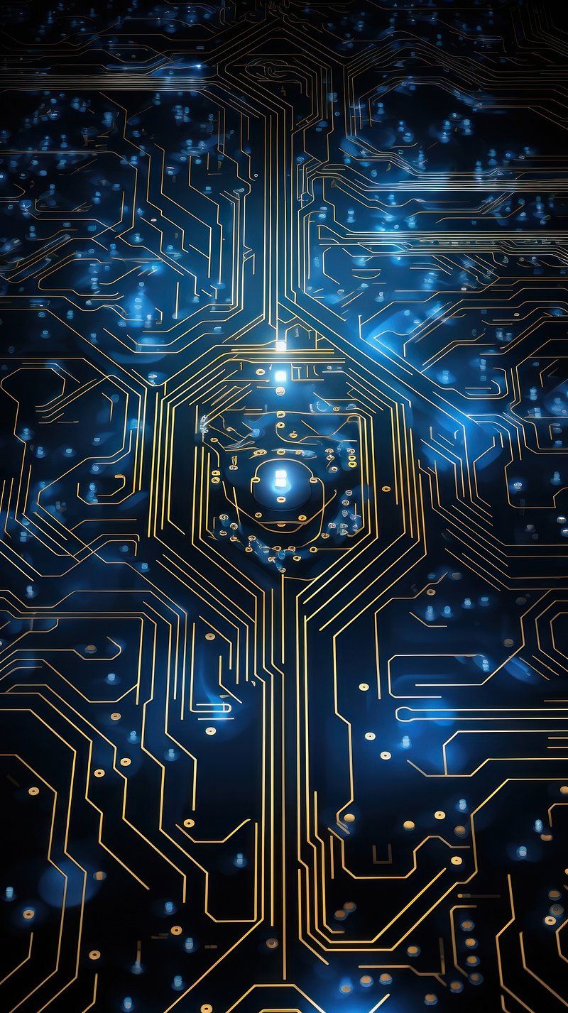800x1427 Abstract Circuit Brain Wallpaper Image Wallpaper
