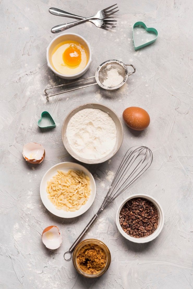 740x1109 Fresh baking ingredients Image