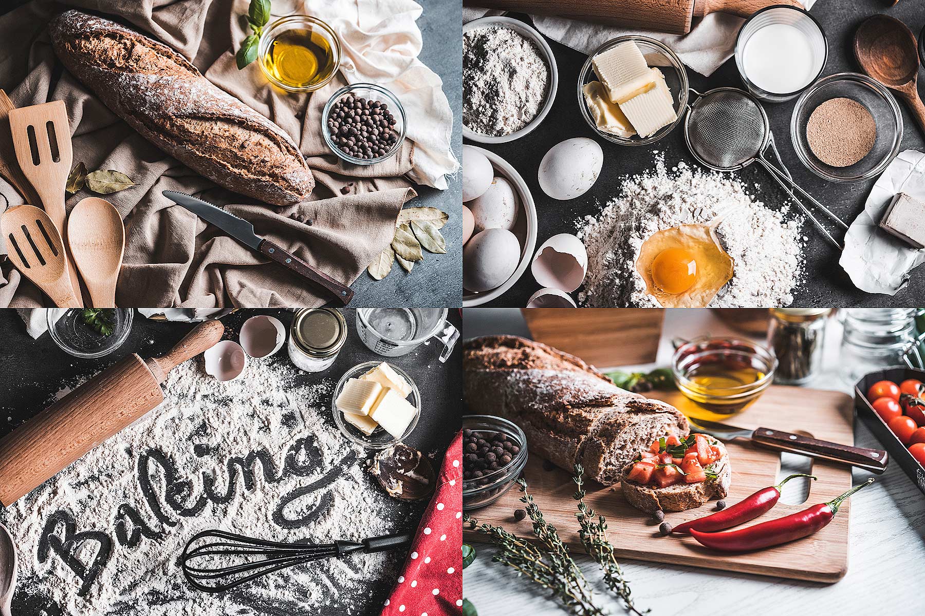 1800x1200 Ingredients for Baking Free Photo