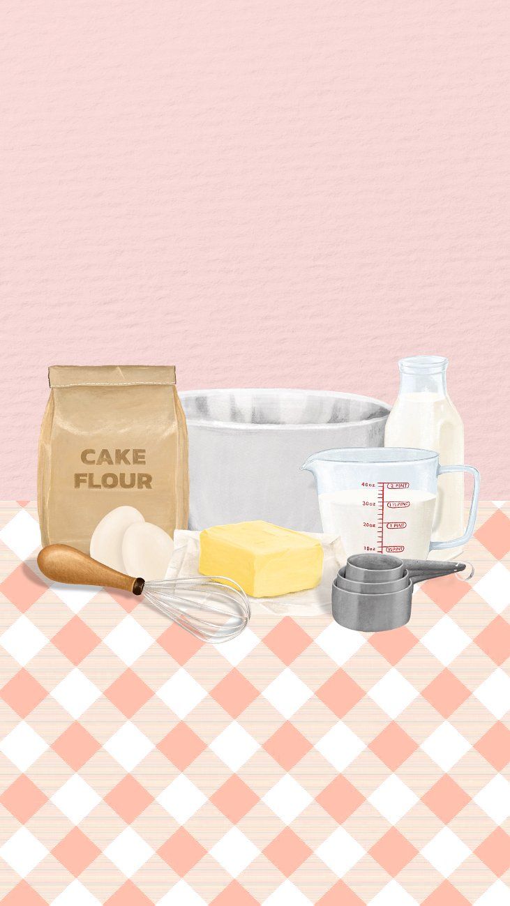 731x1299 Baking utensils mobile phone wallpaper