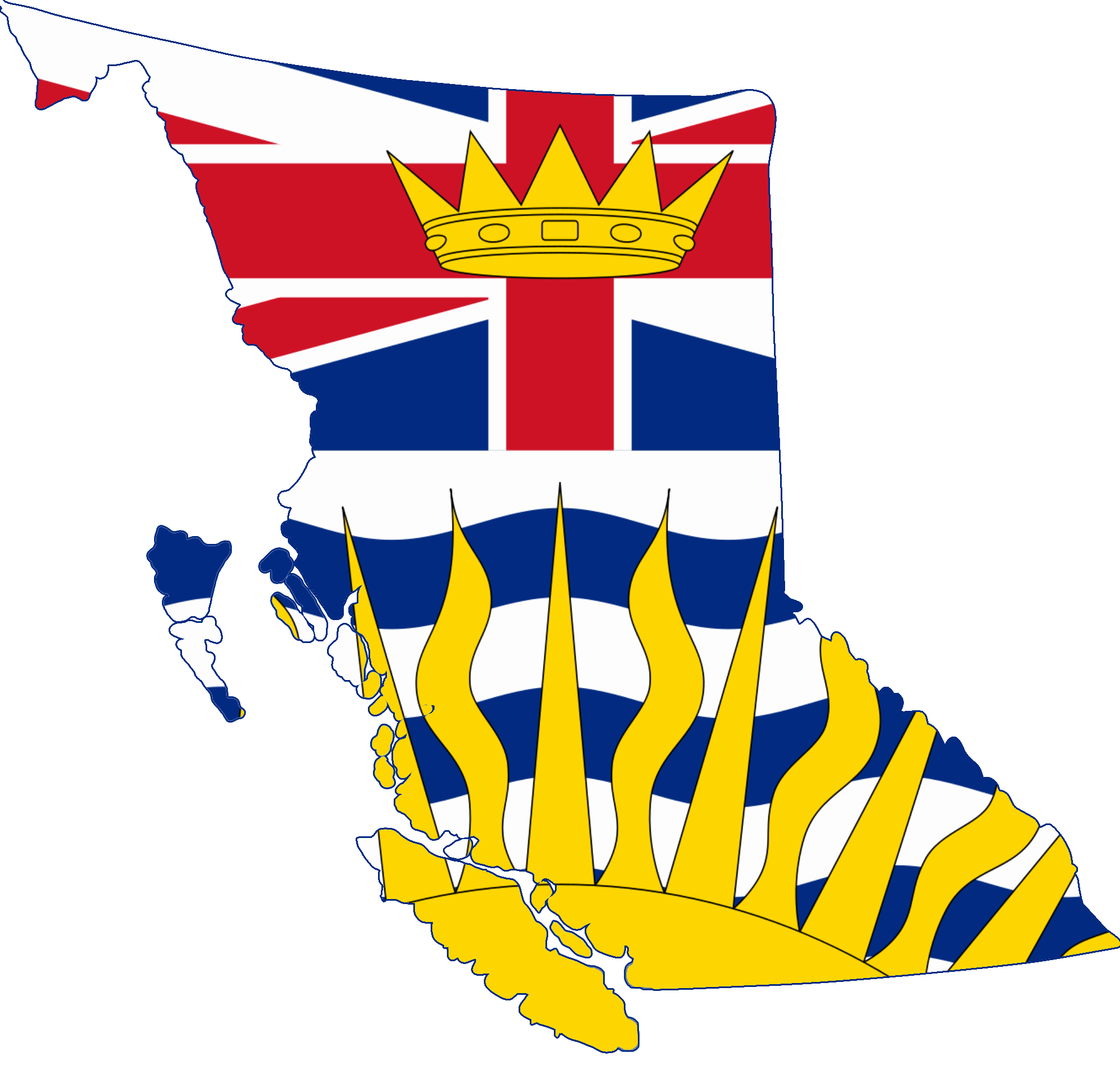 2000x1912 Flag map of British Columbia.png
