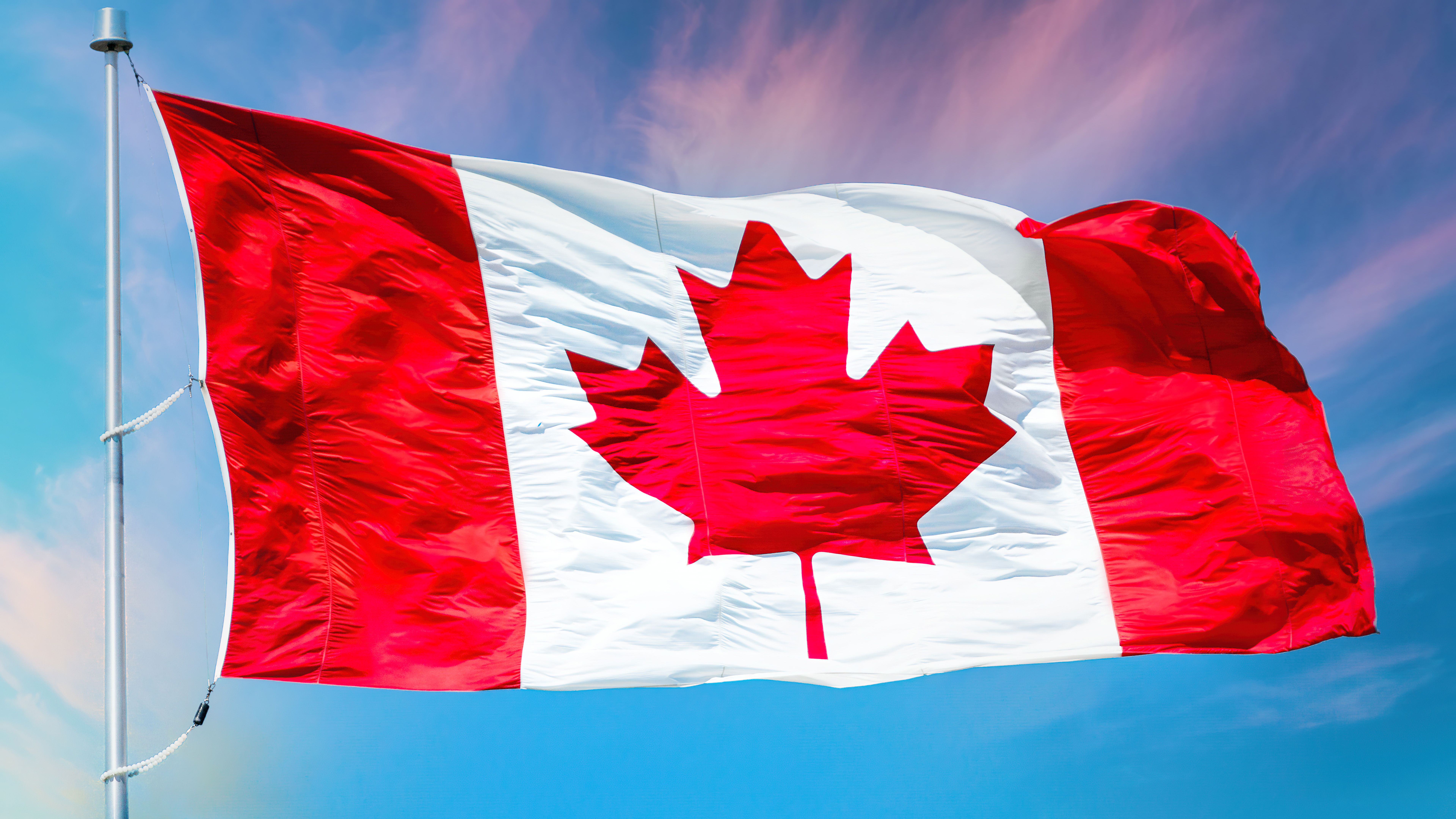 7680x4320 Canada Wallpaper 4K, National flag, 5K, 8K, Flag of
