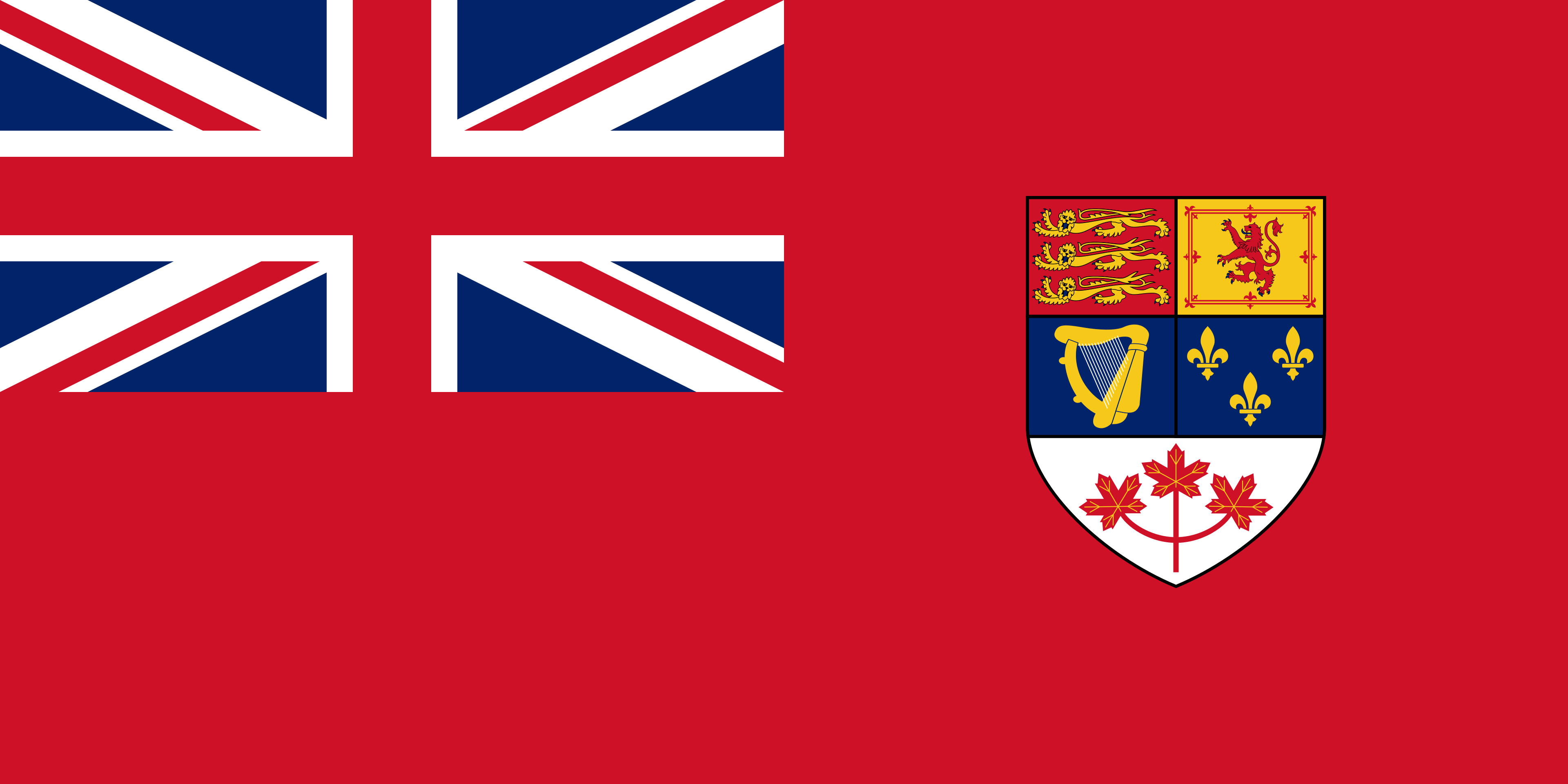 3840x1920 Flag of Canada (1957–1965).svg