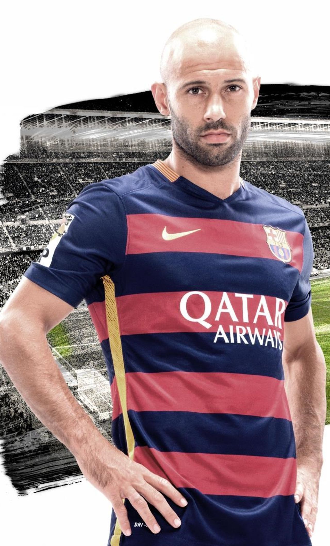 1280x2120 Javier Mascherano FC Barcelona iPhone , HD 4k Wallpaper, Image, Background, Photos and Picture
