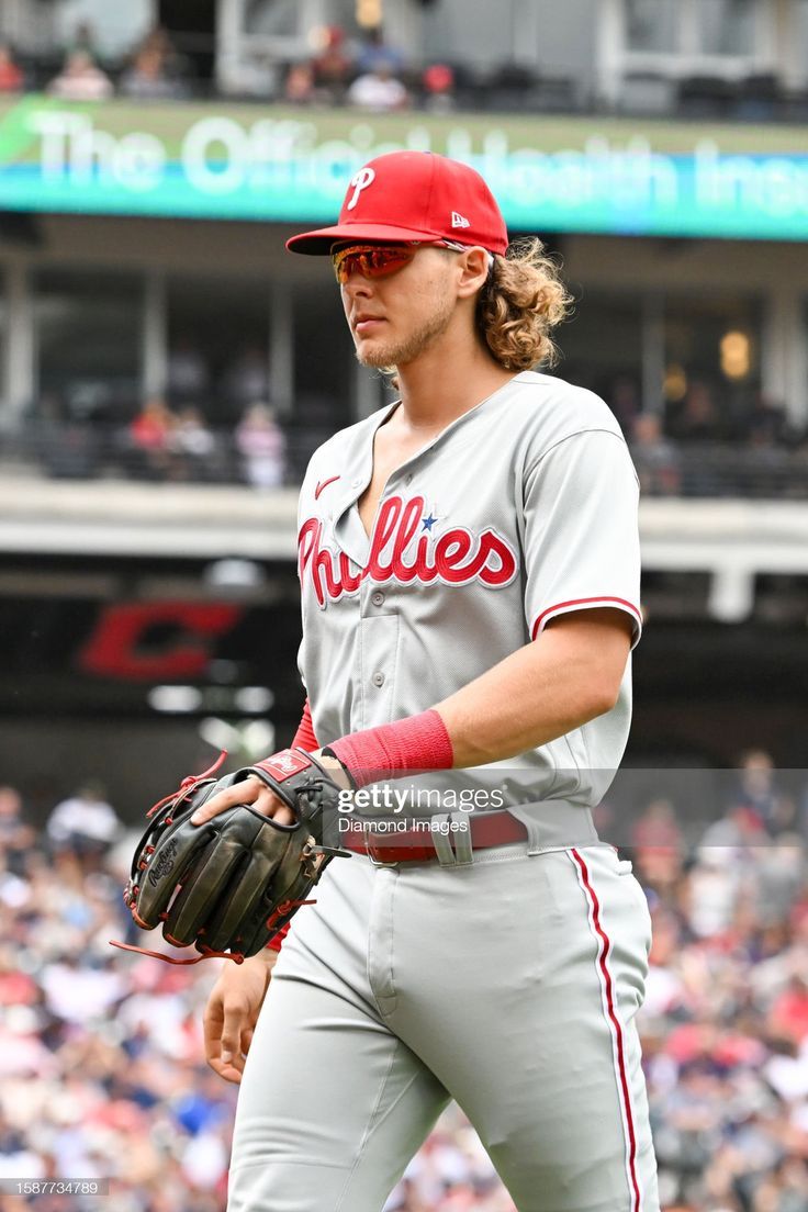 736x1104 Alec Bohm of the Philadelphia Phillies runs off the field after the