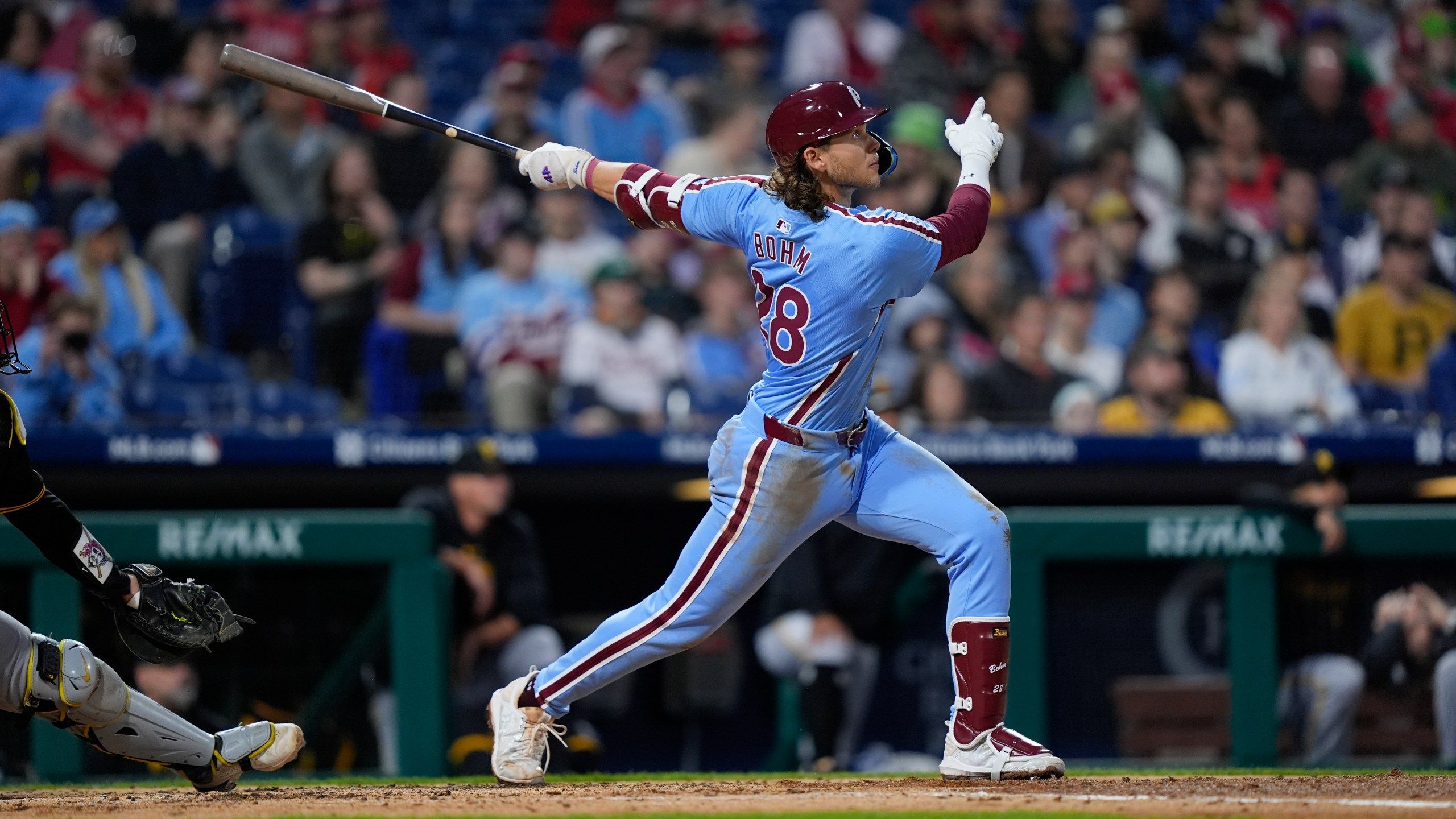 2560x1440 Alec Bohm, Brandon Marsh, Bryson Stott Go Deep For Phillies In 5 1 Win Over Pirates. WTAJ