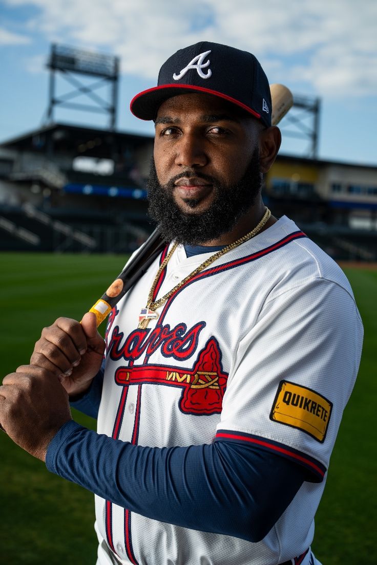 736x1104 Marcell Ozuna Atlanta Braves Spring Training
