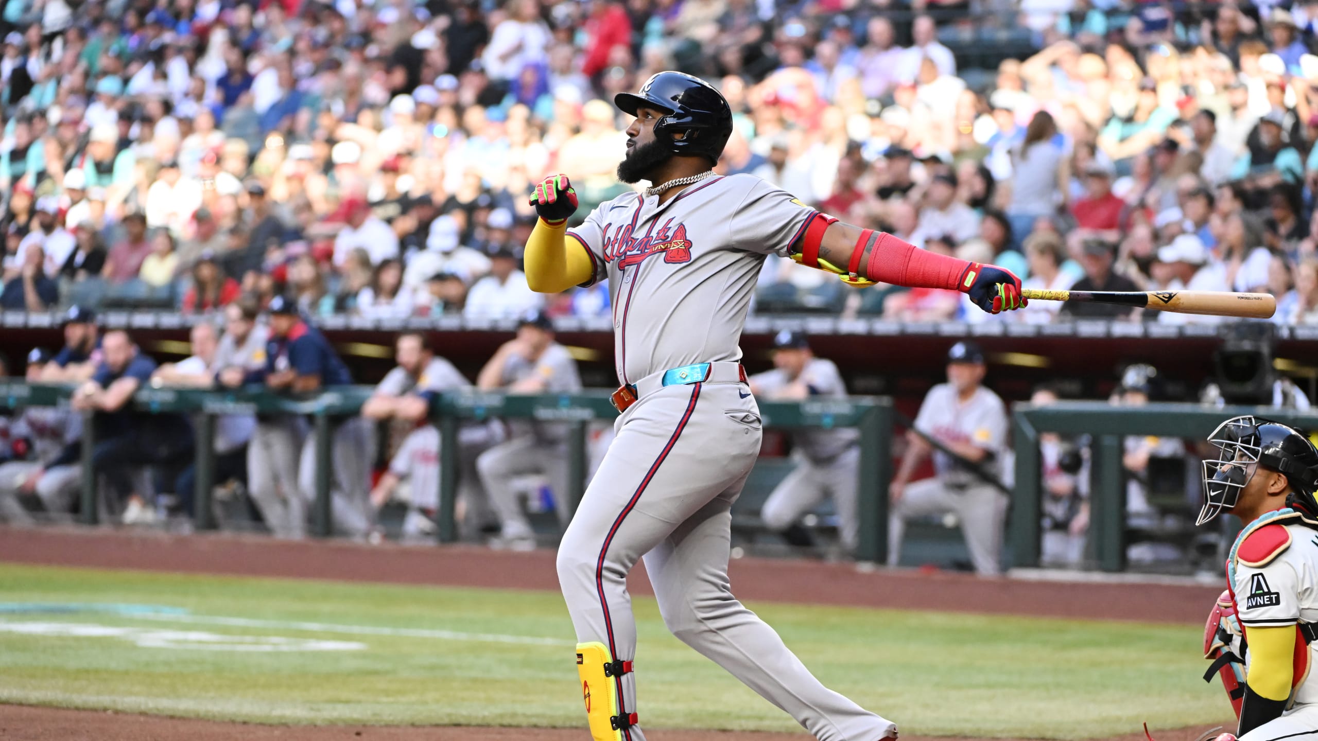2560x1440 Marcell Ozuna's solo home run (5)