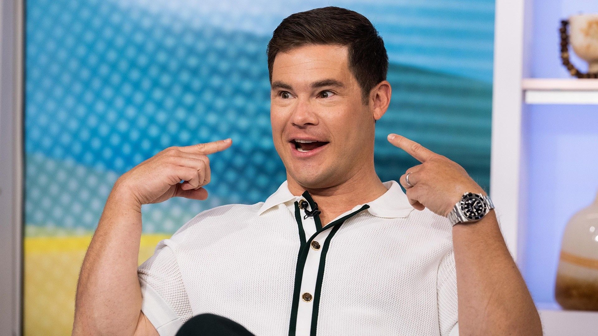 1920x1080 Adam DeVine talks ‘The Outlaws, ’ marriage to Chloe Bridges