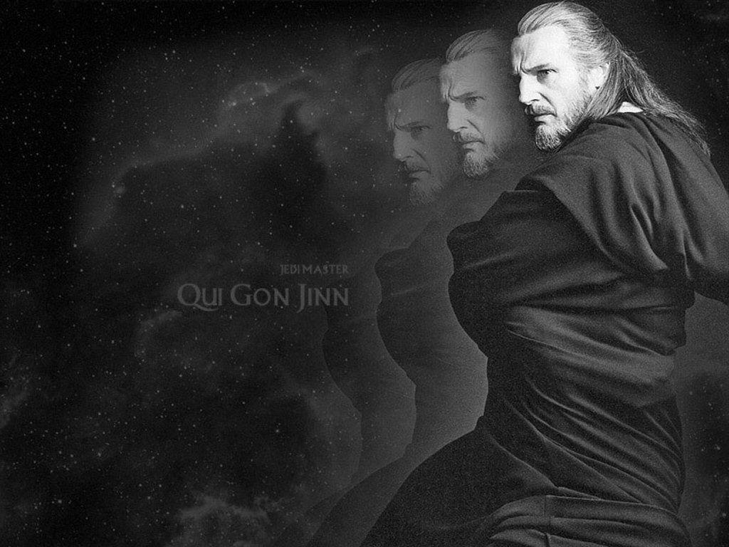 1024x768 Master Qui Gon Jinn image Jedi Order