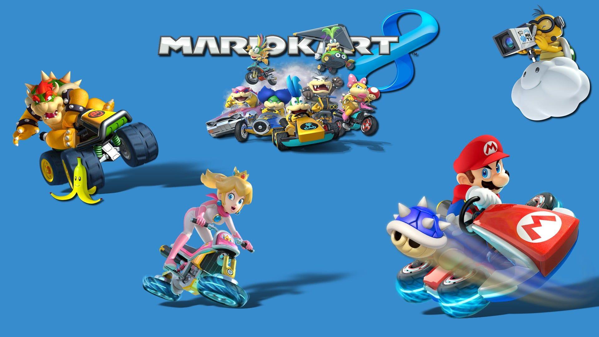 1920x1080 Super Mario Kart 8 wallpaper, Mario Kart video games, Toad