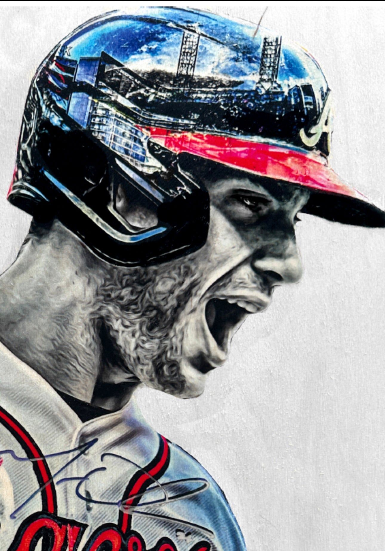1290x1847 Oly (Matt Olson) Atlanta Braves Licensed MLB Print