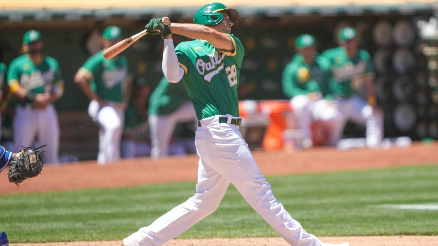 1400x787 Download Matt Olson rocking in his green uniform Wallpaper