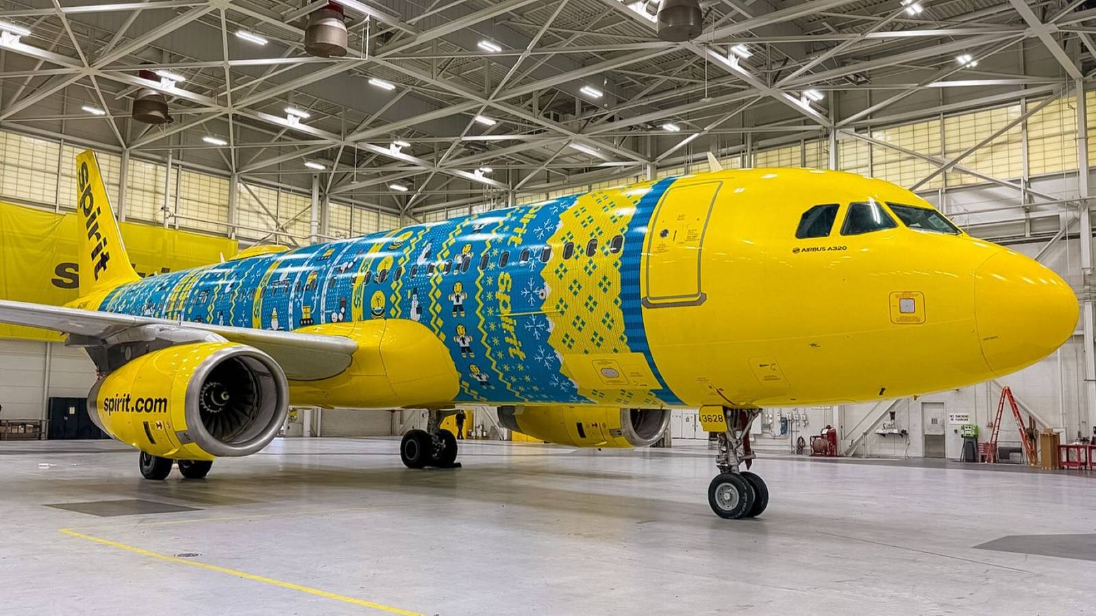 1600x900 Sweater Weather: Spirit Airlines Unveils 1st Ever Holiday Livery On An Airbus A320