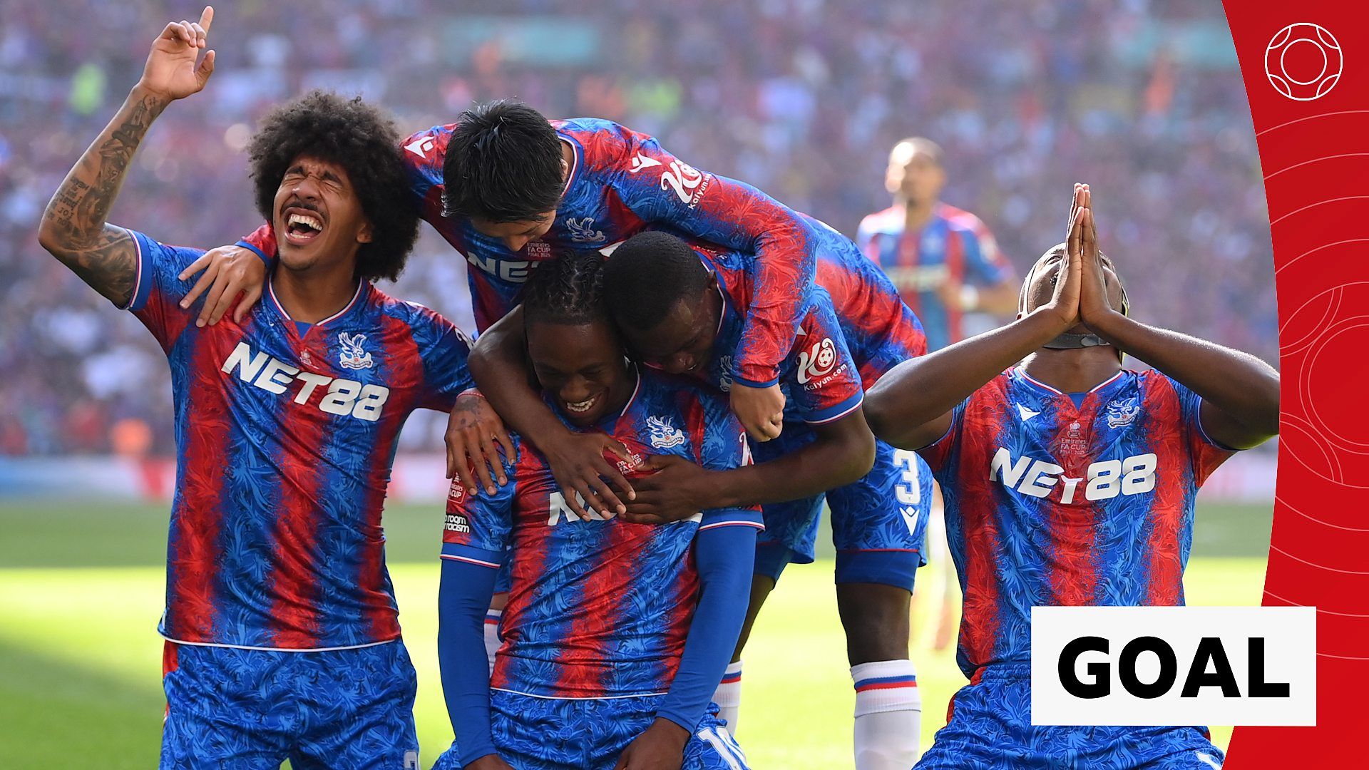 1920x1080 FA Cup Final highlights: Eberechi Eze goal gives Crystal Palace shock lead over Manchester City