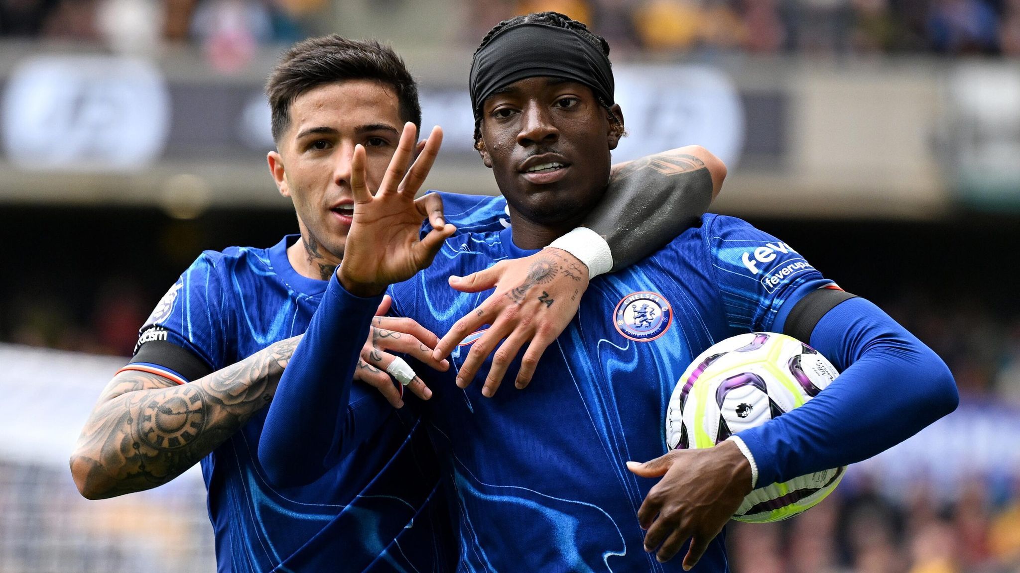 2048x1152 Wolves 2 6 Chelsea: Noni Madueke Apologises After Netting Hat Trick To Stun Wolves And Hand Enzo Maresca First Premier League Win As Blues Boss