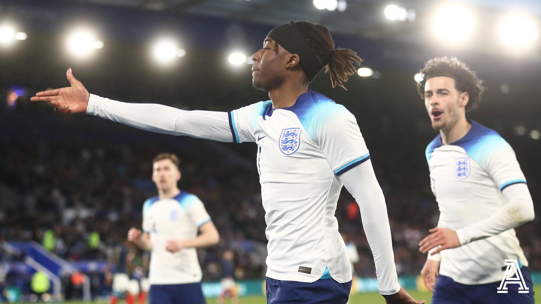 2048x1152 Noni Madueke has been named man of the match for England U21s against France U21s