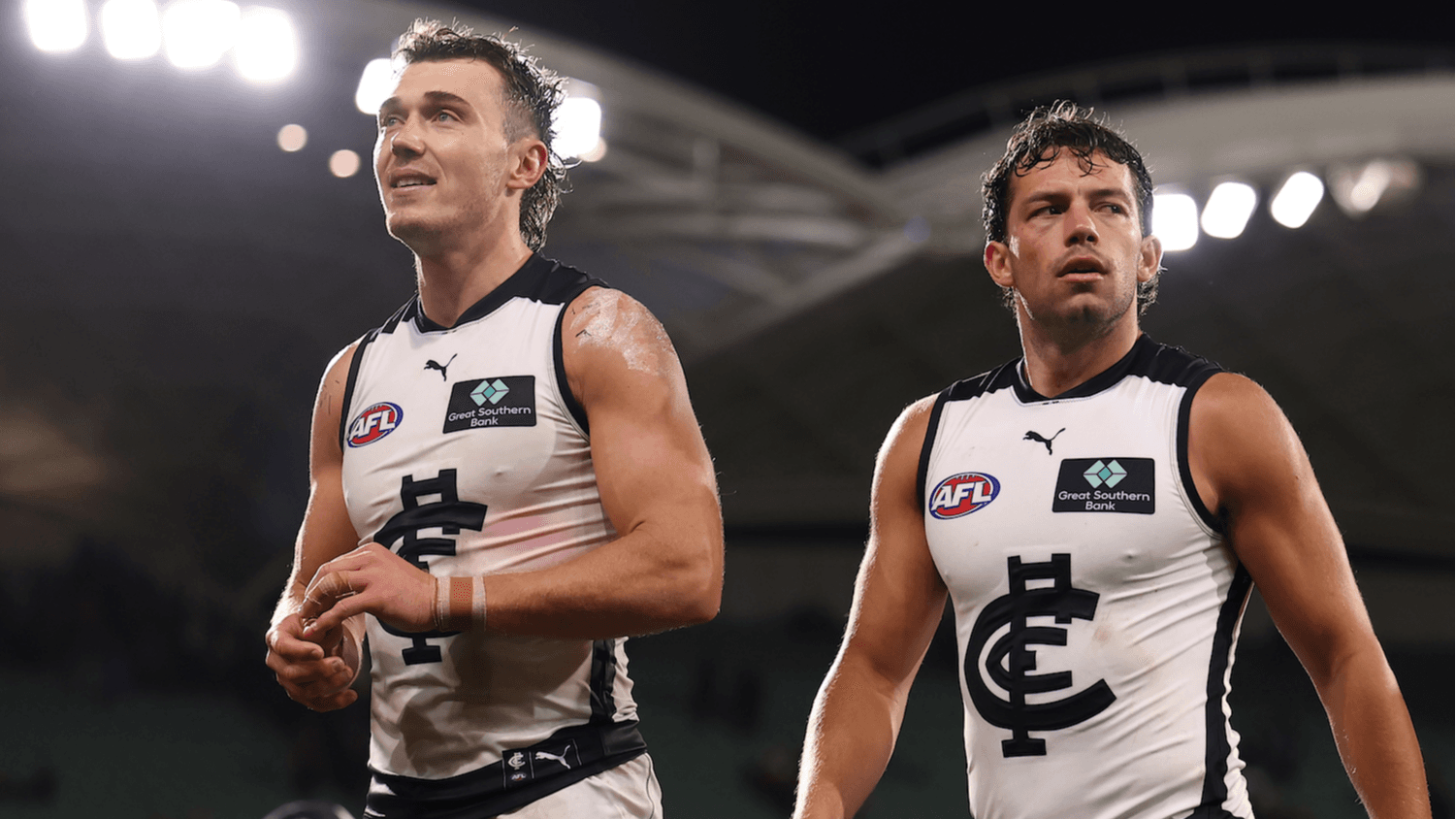 1501x844 AFL news: Patrick Cripps on bench, Carlton loss to Crows