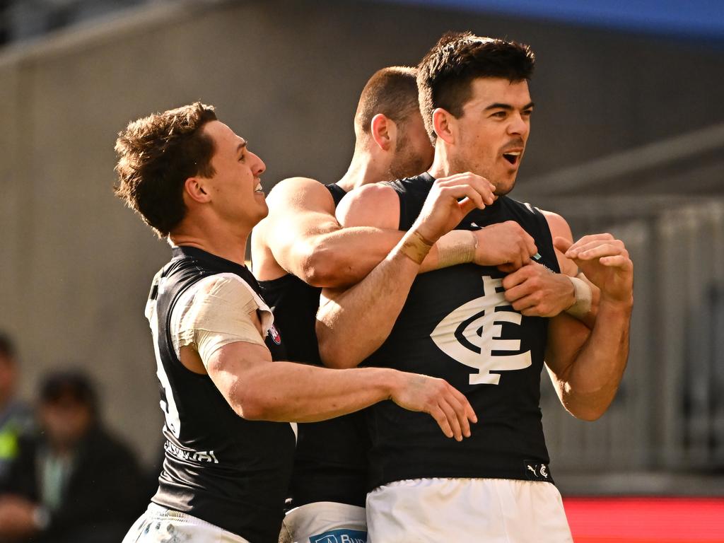 1024x768 Patrick Cripps keeps wounded Carlton's finals hopes alive with win over West Coast