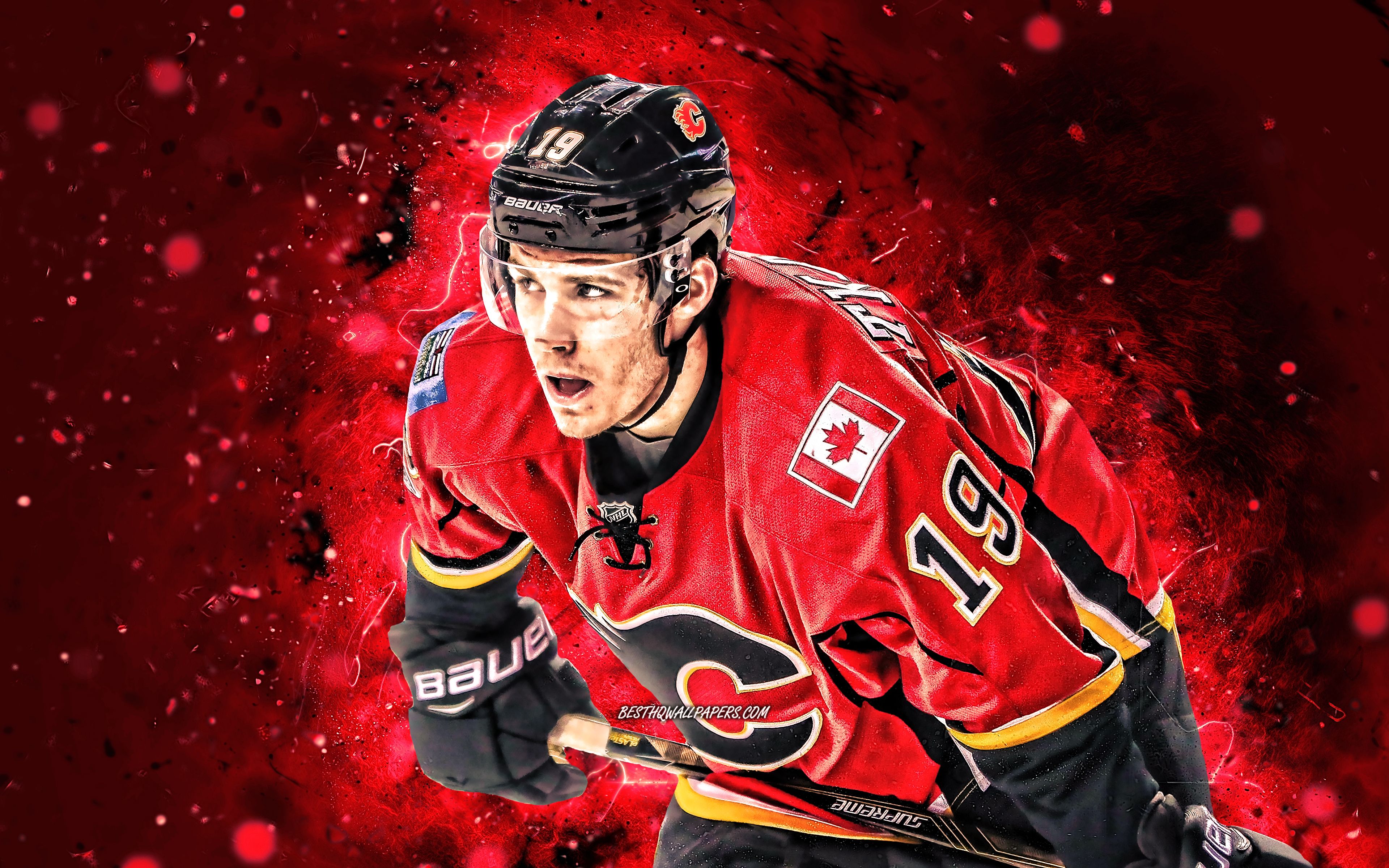 3840x2400 Calgary Flames Players Wallpaper