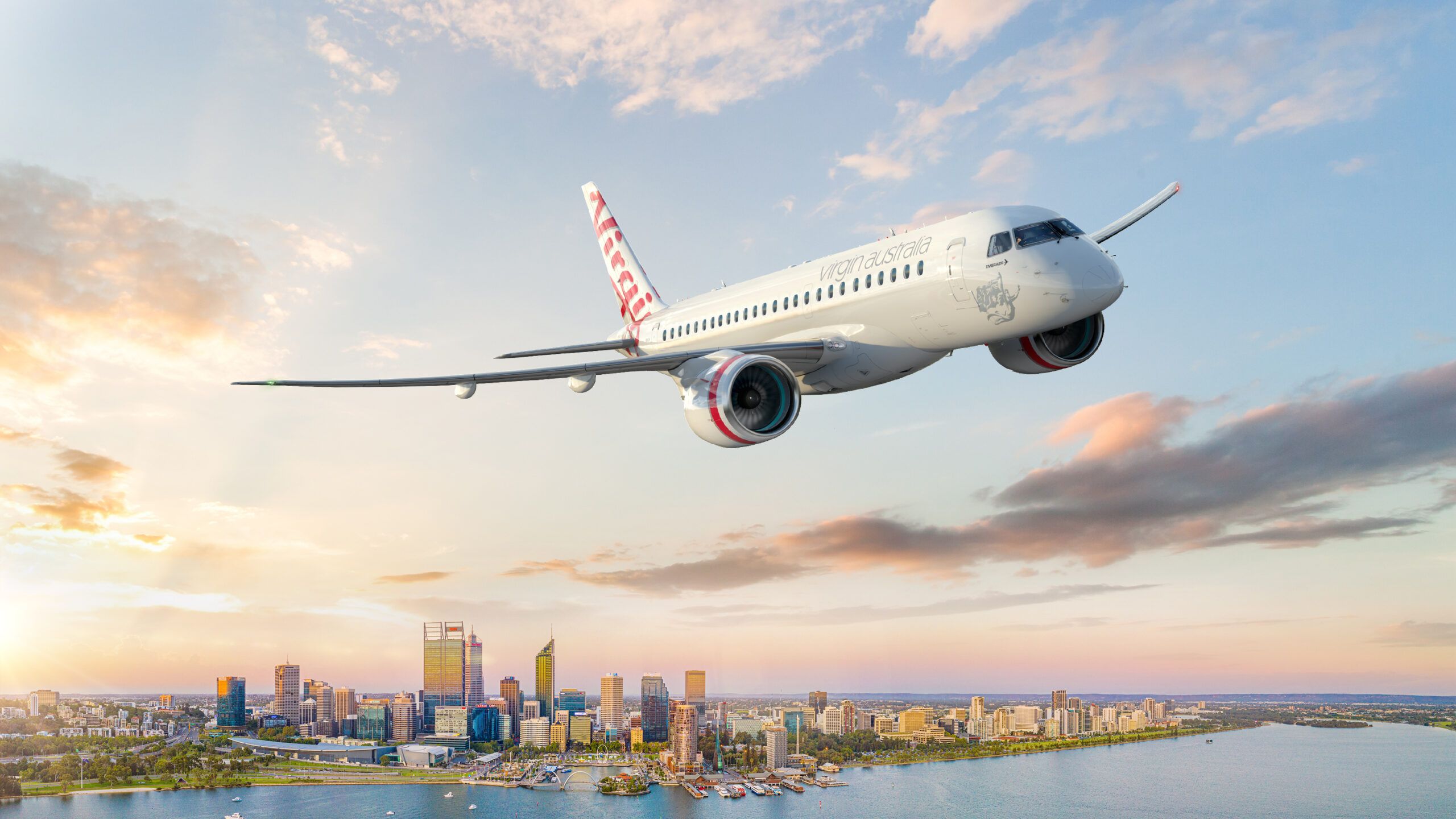 2560x1440 Virgin Australia Orders 8 Embraer E190 E2s