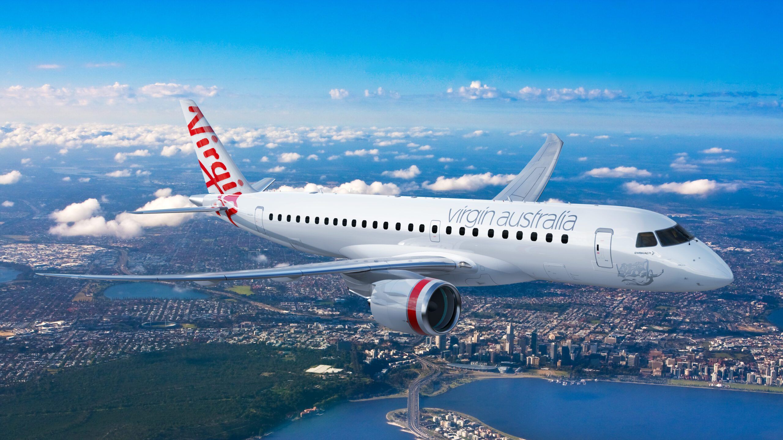 2560x1440 Virgin Australia Orders 8 Embraer E190 E2