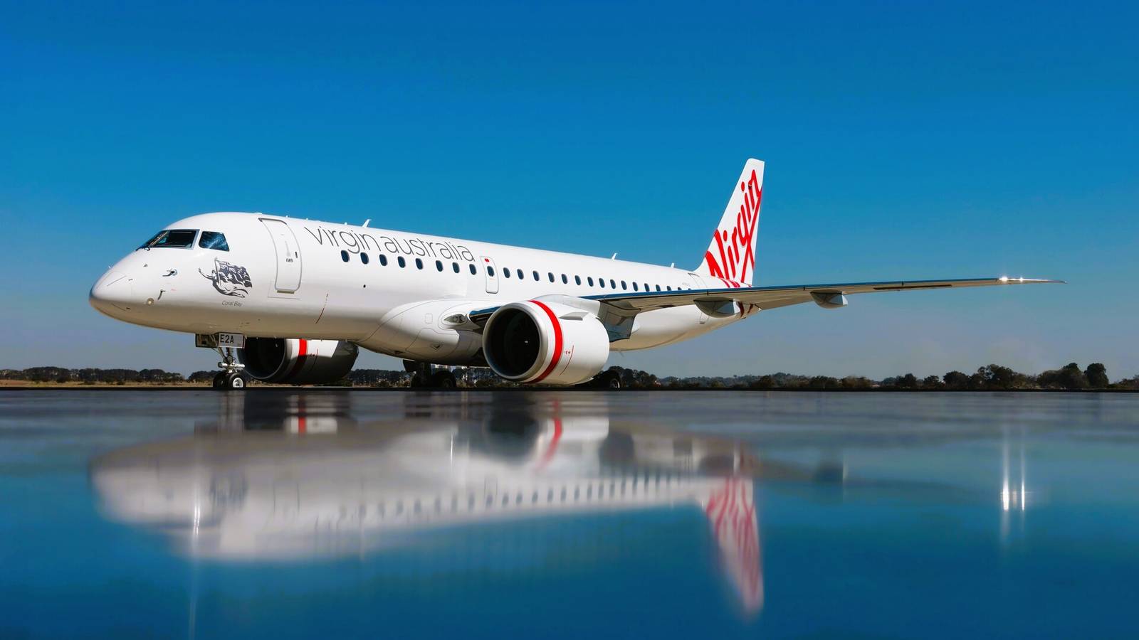 1600x900 First Commercial Flight: Virgin Australia Debuts Embraer E190 E2 'Coral Bay'