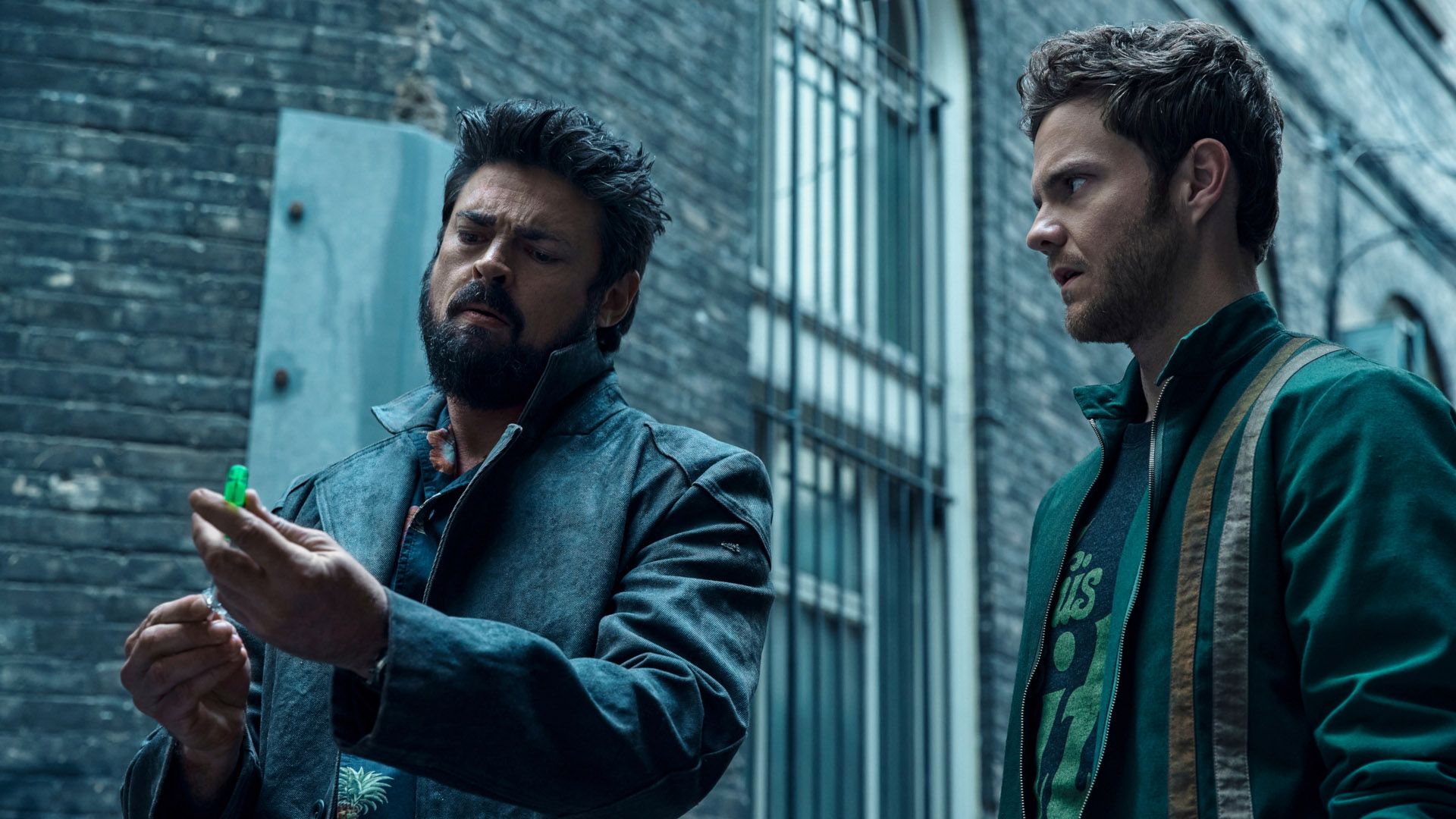 1920x1080 Karl Urban Billy Butcher Jack Quaid Hughie Campbell HD The Boys Wallpaper