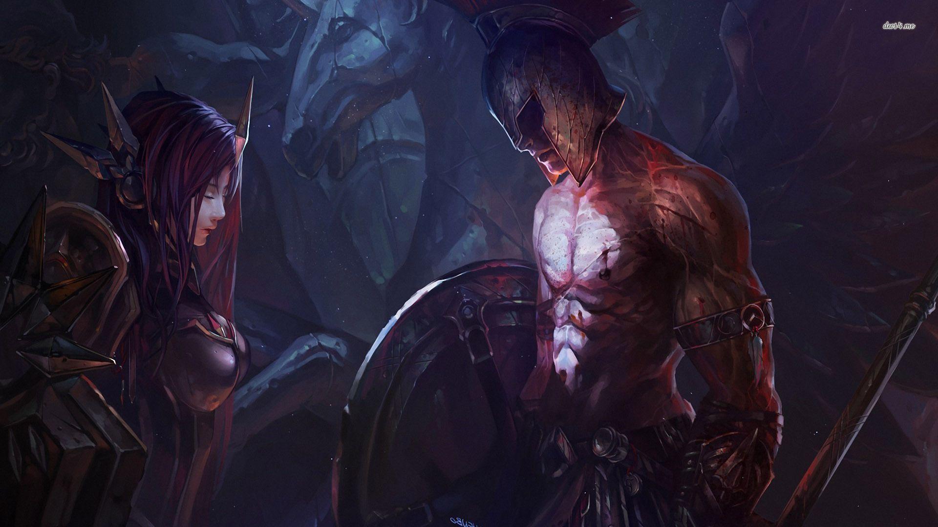 1920x1080 Leona and Pantheon of Legends HD wallpaper. Leona league