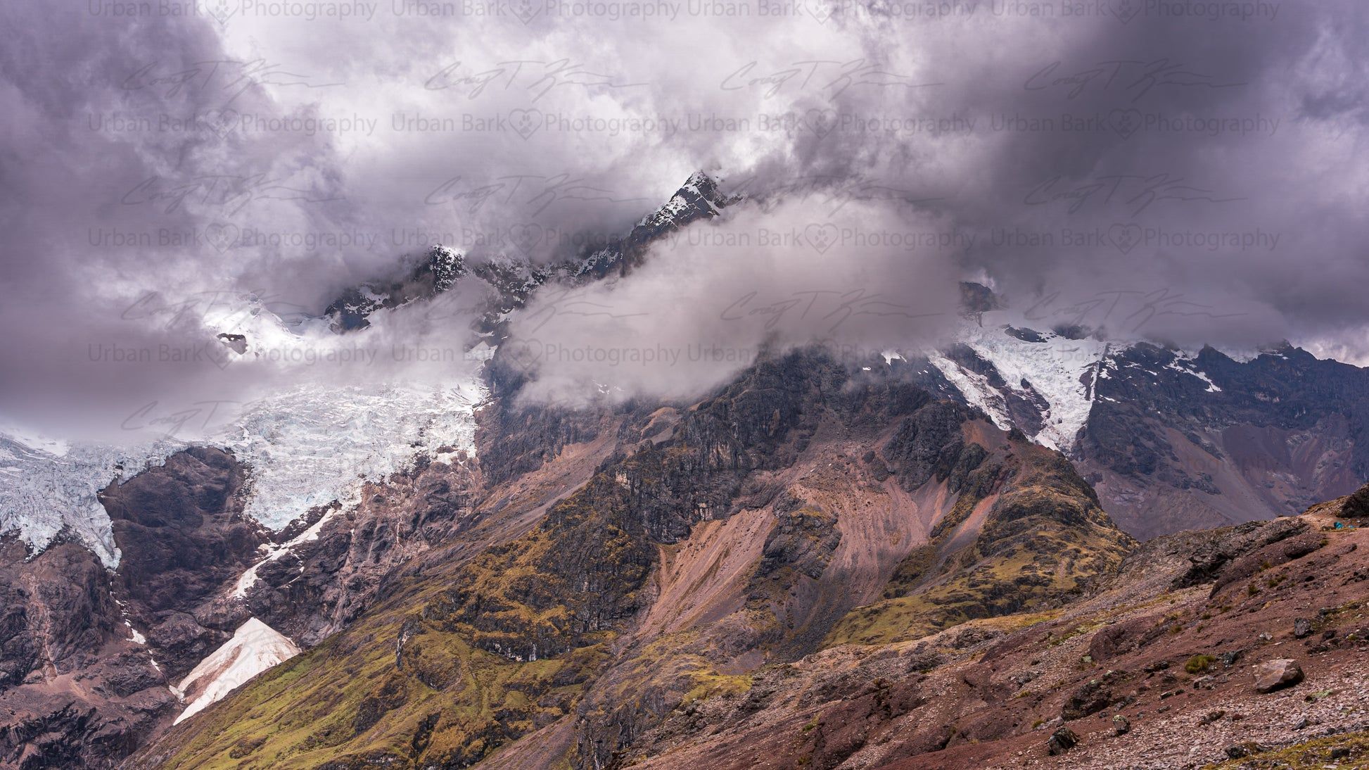 1946x1094 Andean Mountain Gods. High Resolution Digital Wallpaper By Corey Kinnan