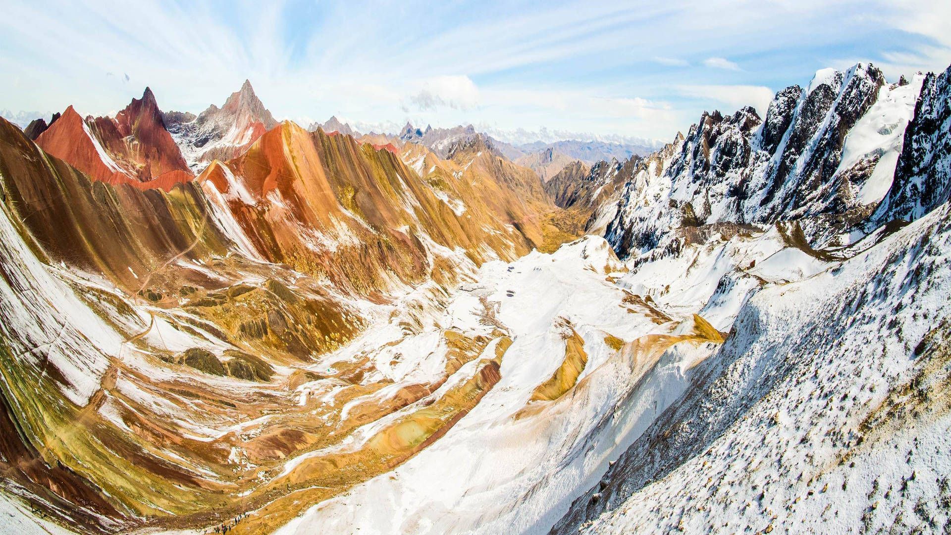 1920x1080 Download Peru Andes&Vinicunca Mountain Wallpaper
