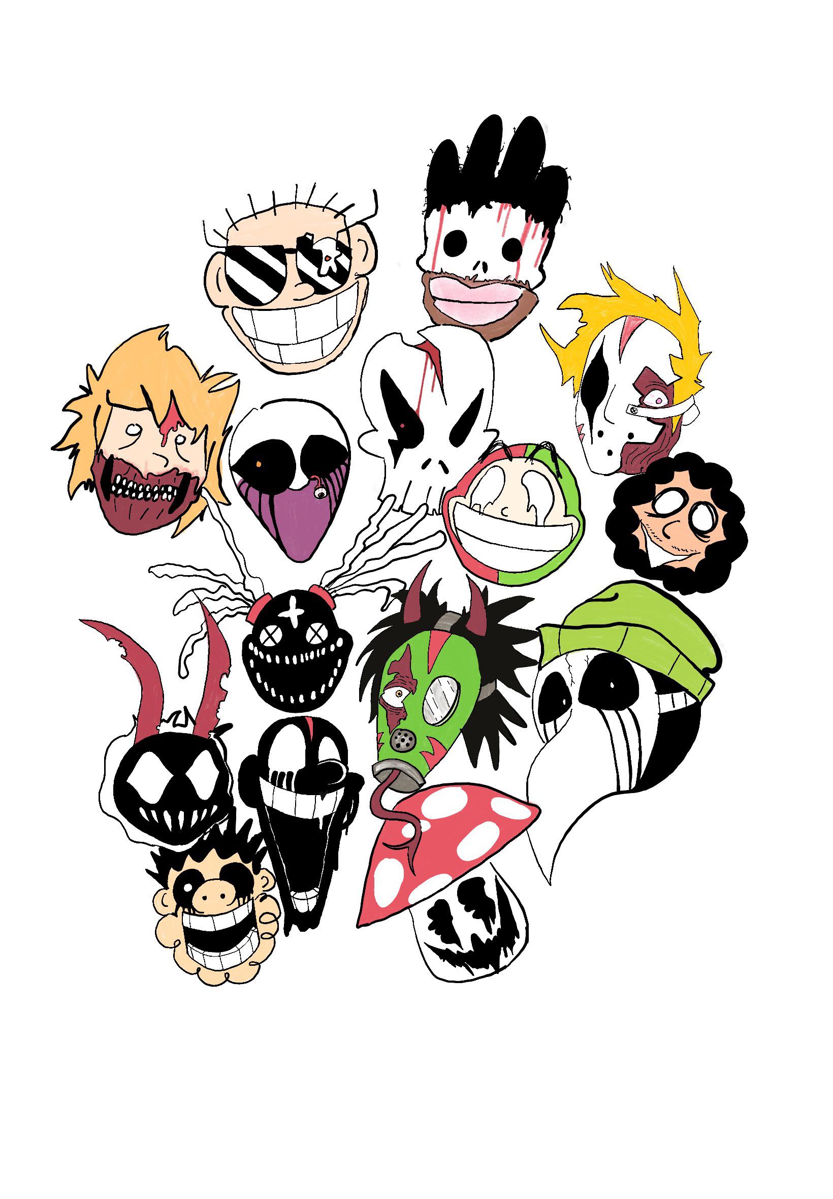 1640x2360 Finished horror wallpaper, hope y'all like