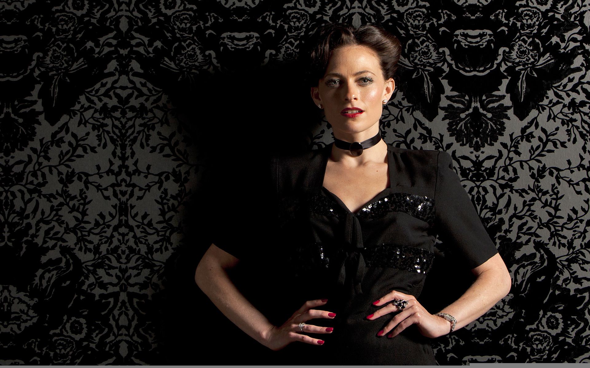 1920x1200 Wallpaper Lara Pulver, Sherlock, irene adler for mobile and desktop, section фильмы, resolution 1920x1200