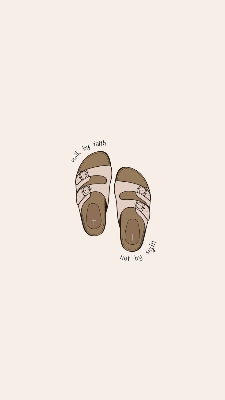 736x1308 Cute Simple Christian Phone Wallpaper. Jesus Sandals Bible Verse Background. Walk with Jesus