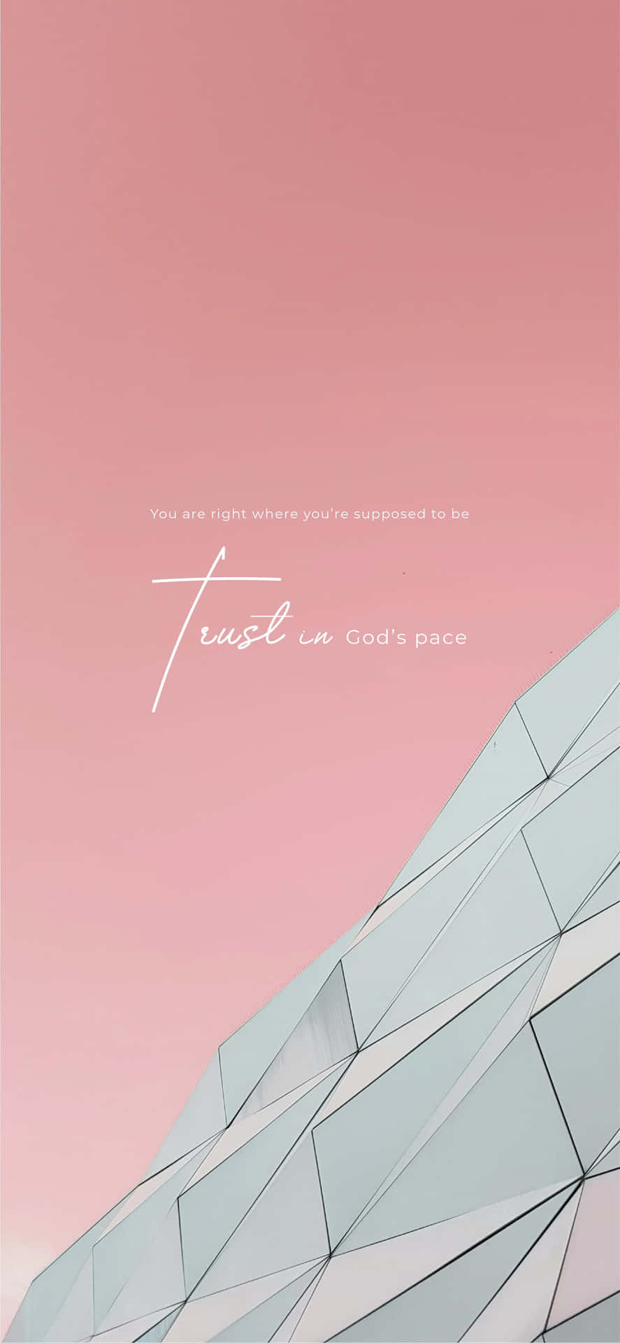 887x1920 Pink Christian Wallpaper