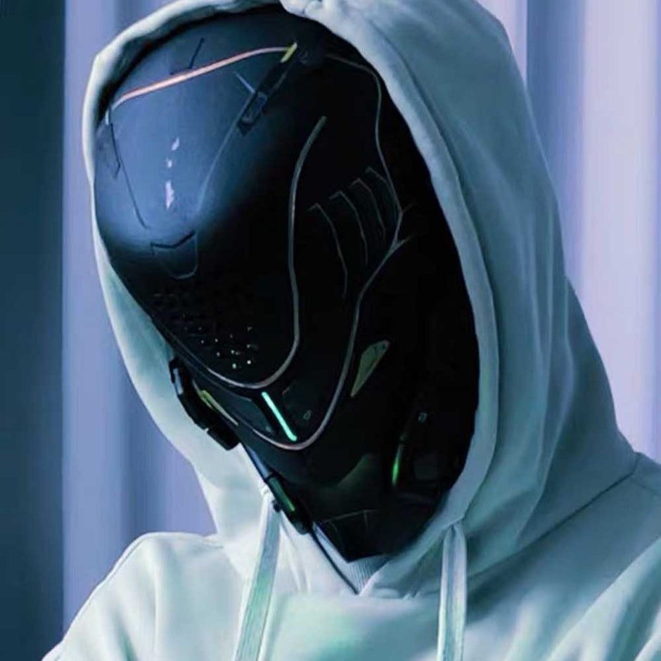 940x940 Green Cyberpunk Mask