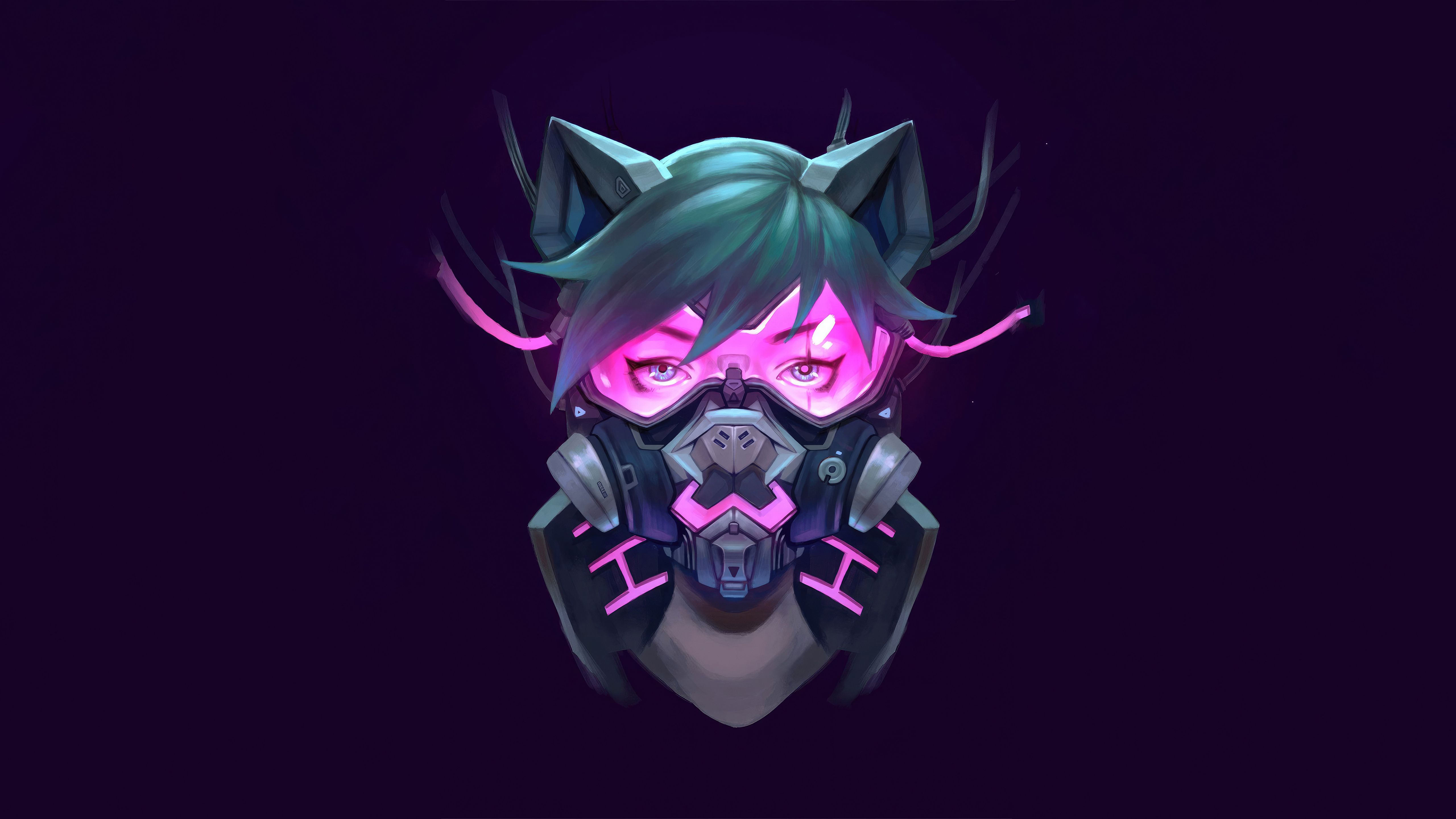 5120x2880 Cyberpunk Mask Girl Wallpaper, HD Artist Wallpaper, 4k Wallpaper, Image, Background, Photos and Picture