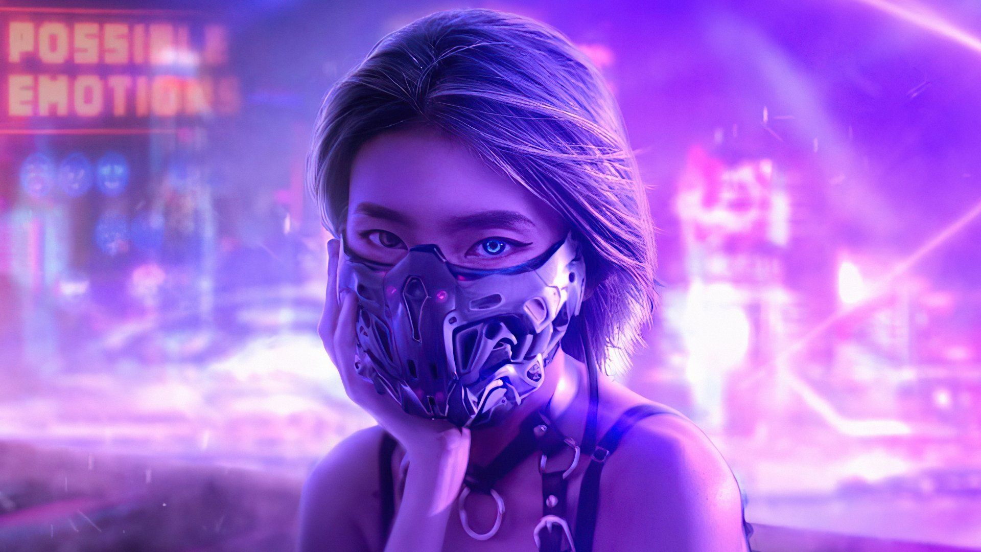 1920x1080 Futuristic Cyberpunk Vibes: 4K Ultra HD Wallpaperx2160