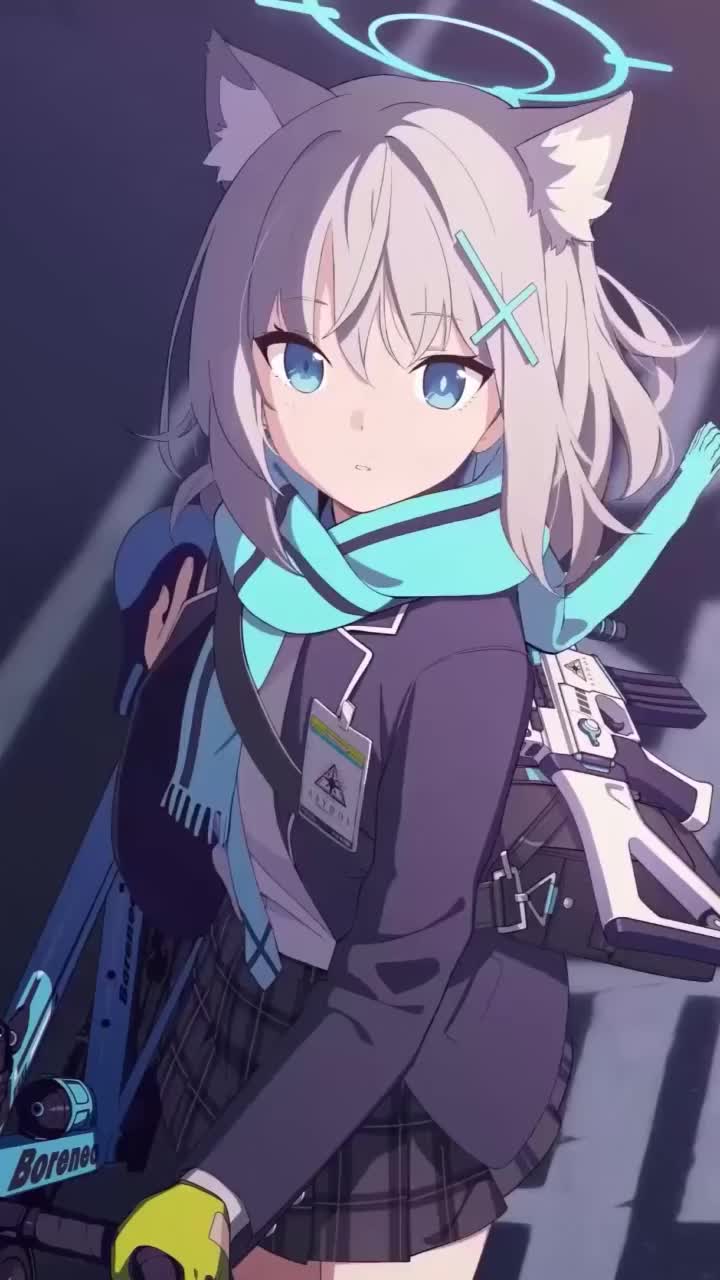 720x1280 Sunaookami Shiroko (Blue Archive) Mobile Live Wallpaper