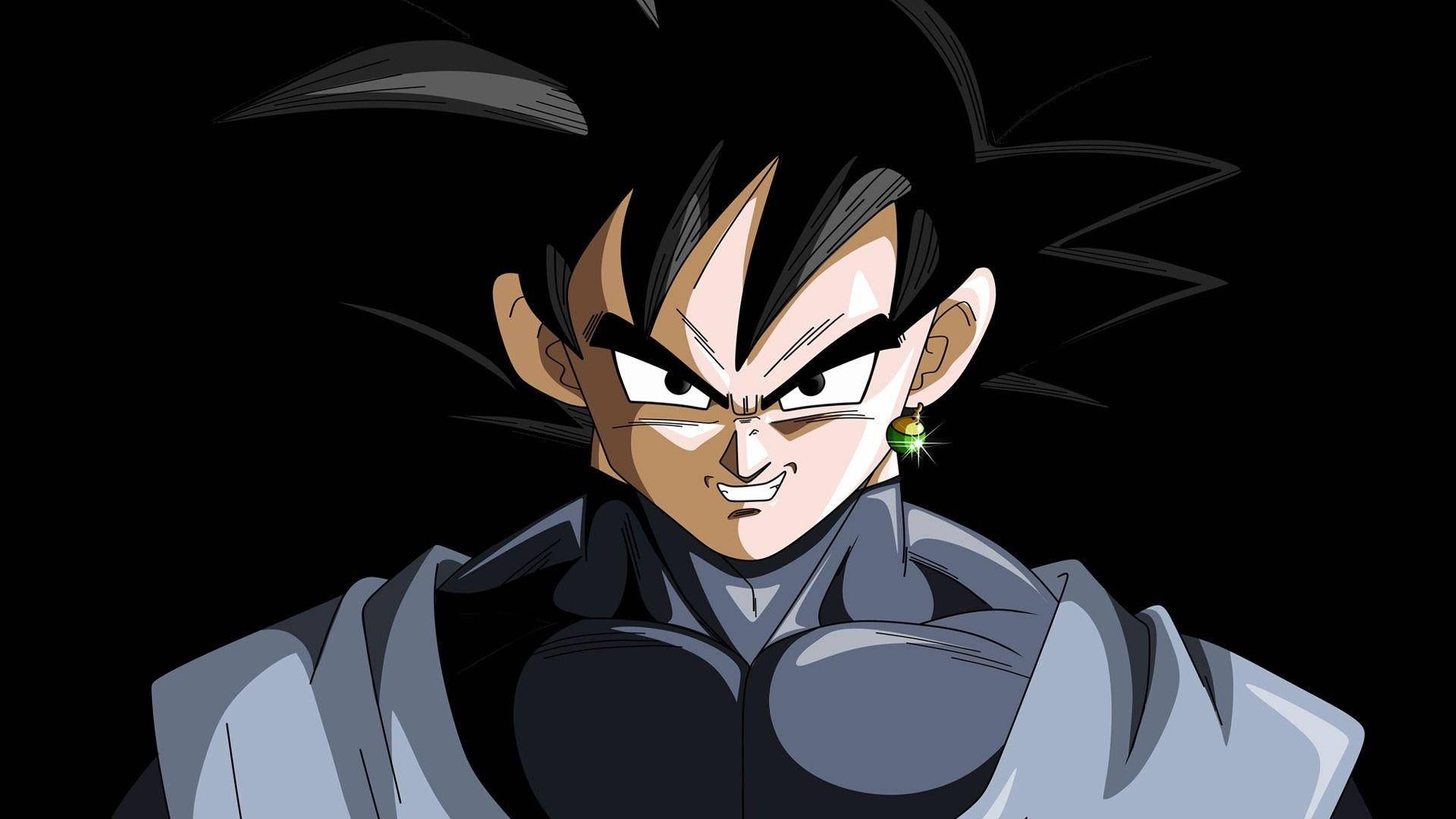 1920x1080 Download Black Goku With Evil Smile Wallpaper