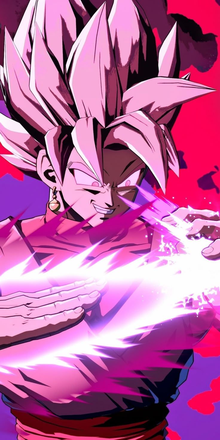 736x1472 Black Goku Smile