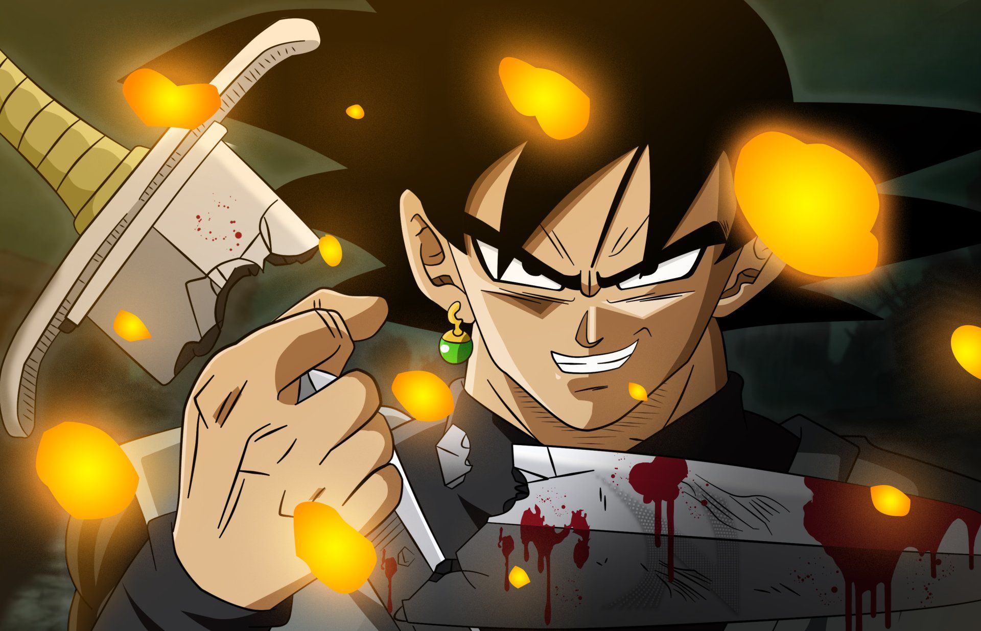 1920x1236 Dragon Ball Super: Black Goku HD Wallpaper